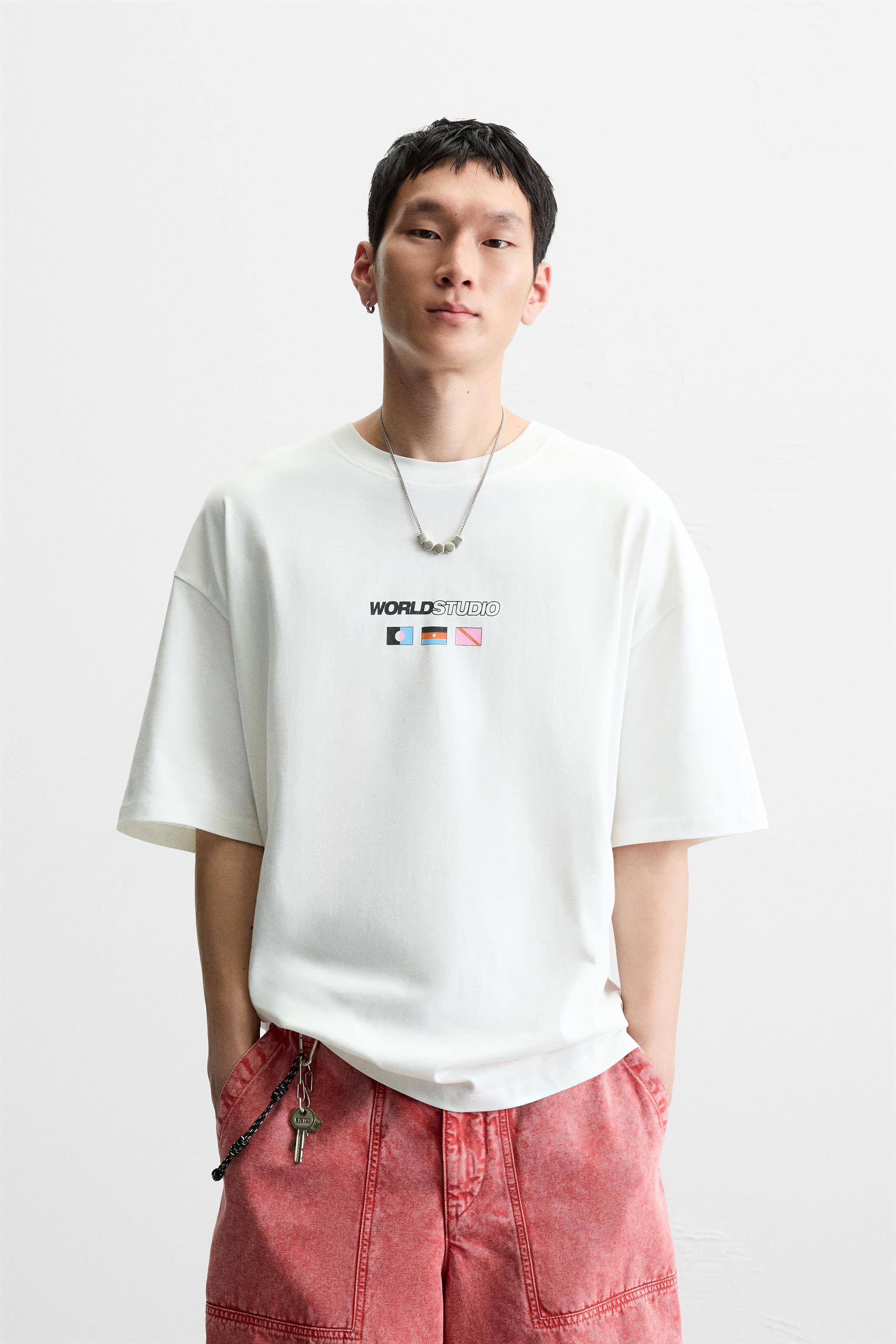 FLAGS PRINTED T-SHIRT