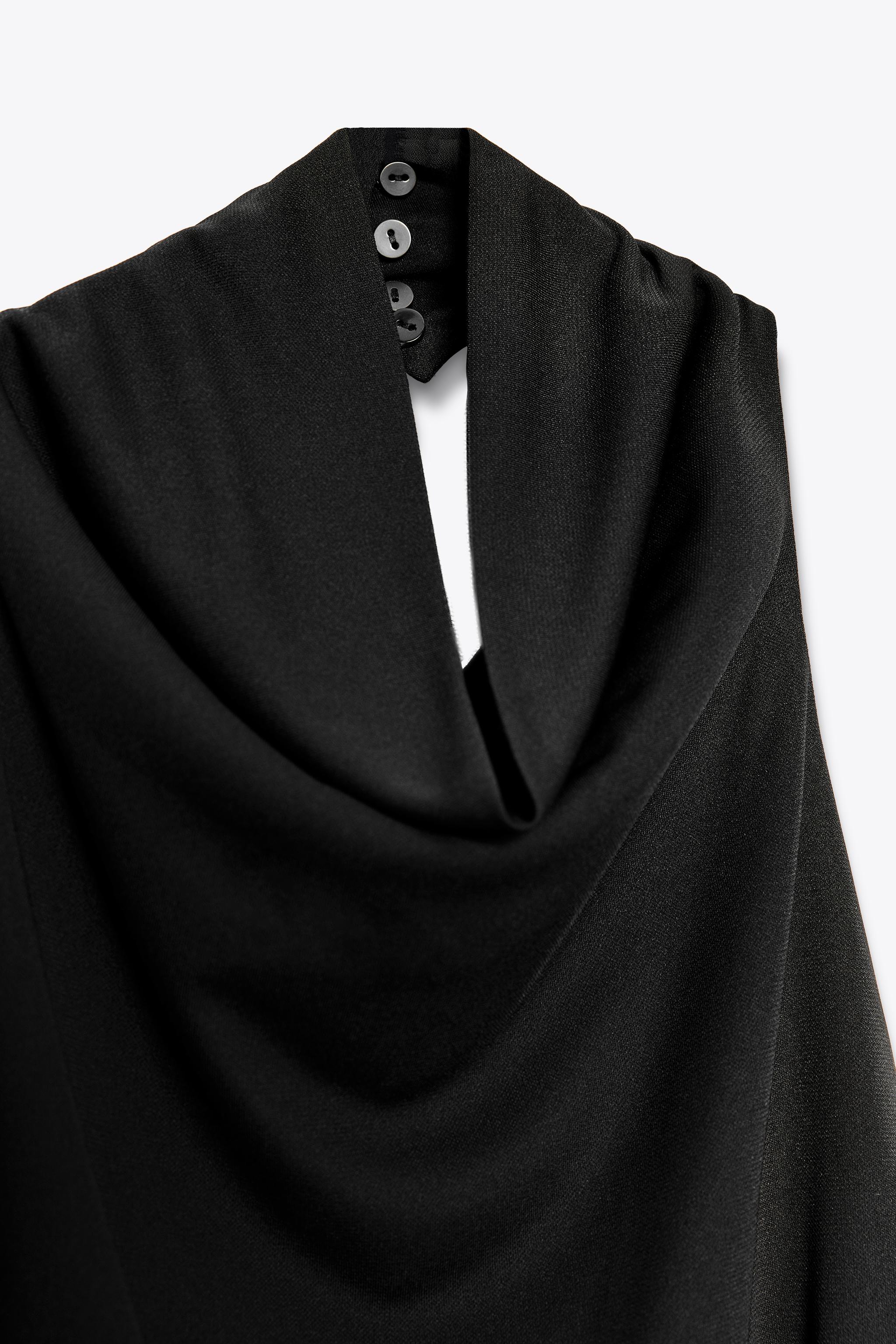 LONG OPEN BACK HALTER DRESS