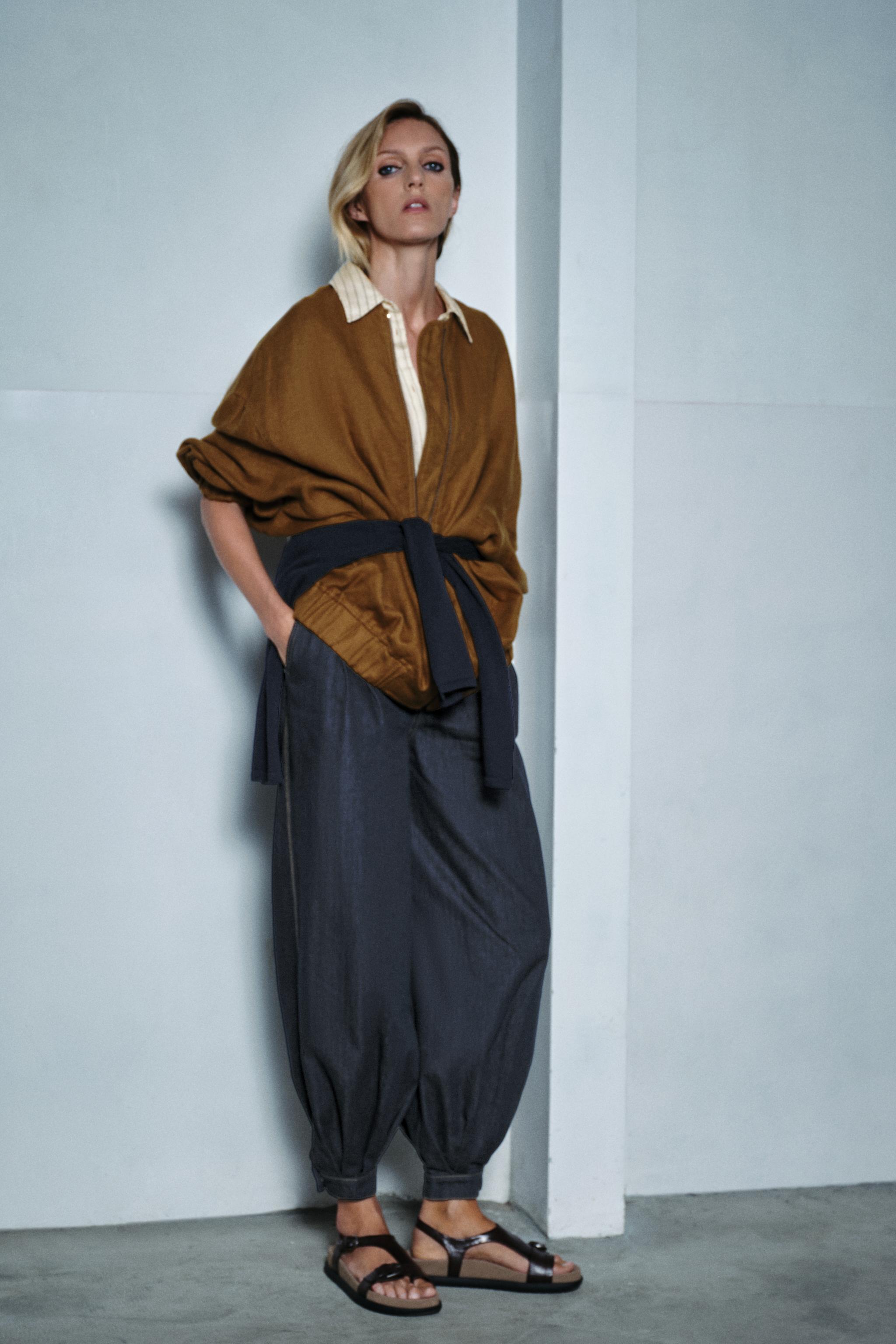 ZW COLLECTION OVERSIZED LINEN JACKET