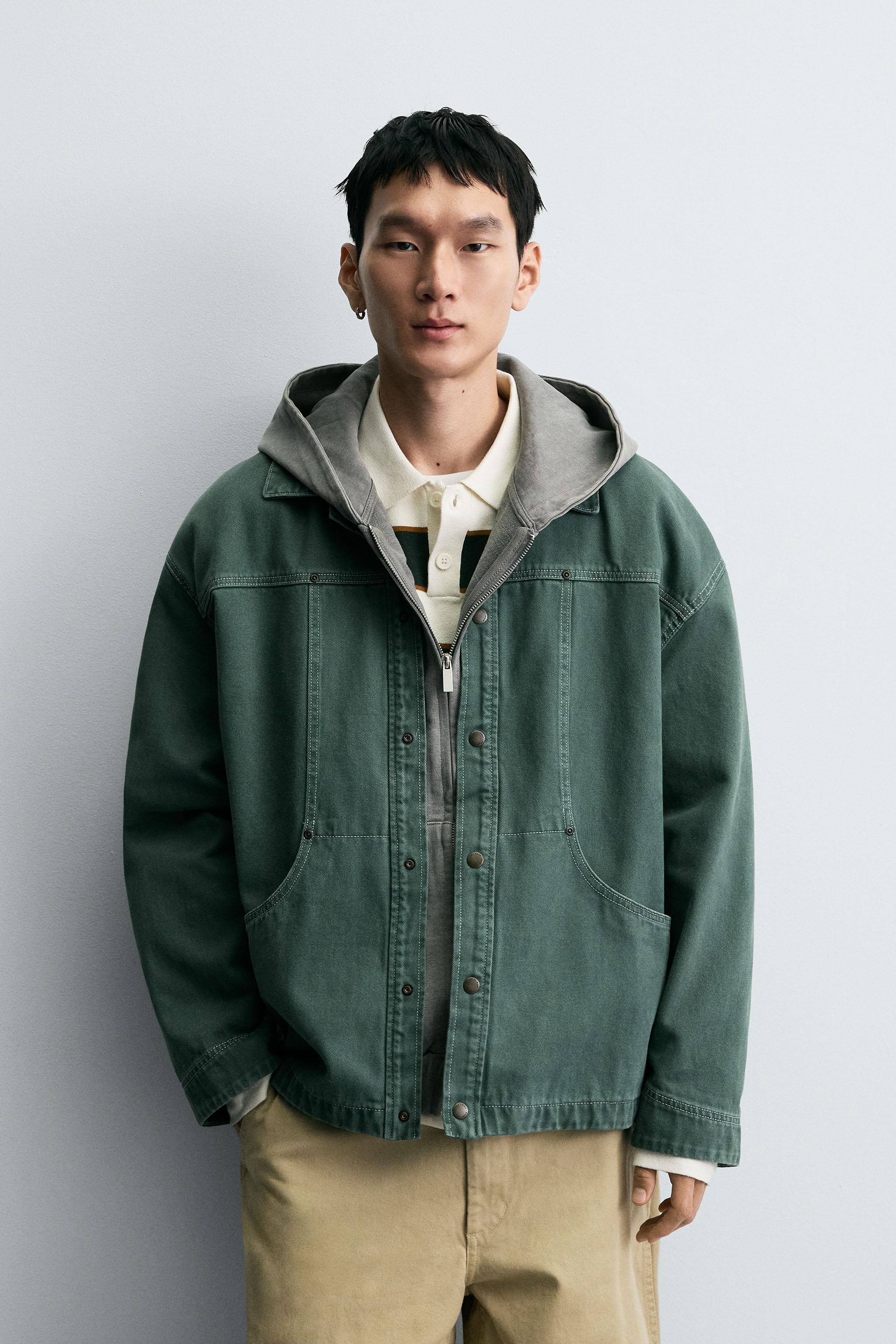 WASHED TEXTURED OVERSHIRT