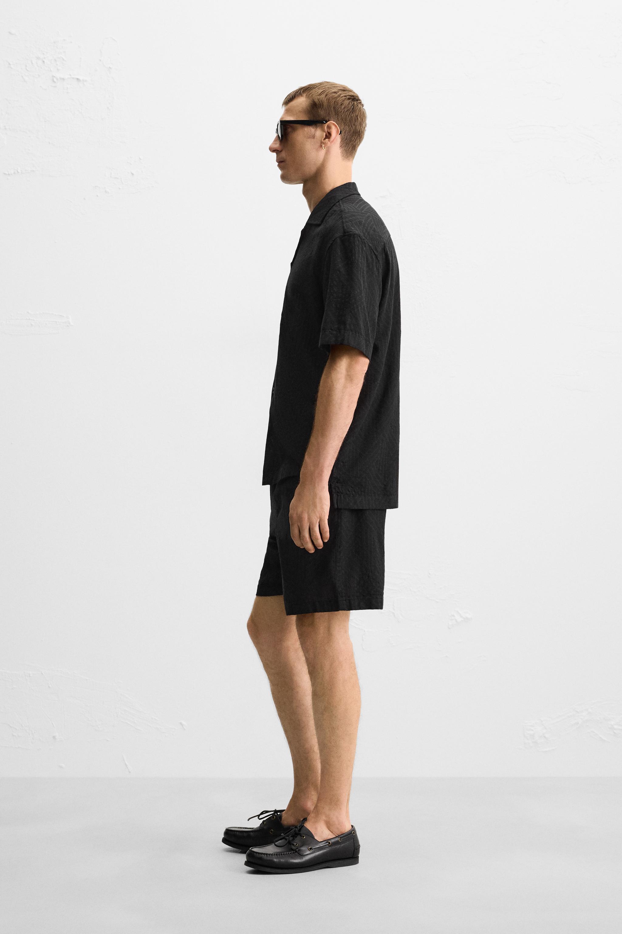 GEOMETRIC JACQUARD SHIRT