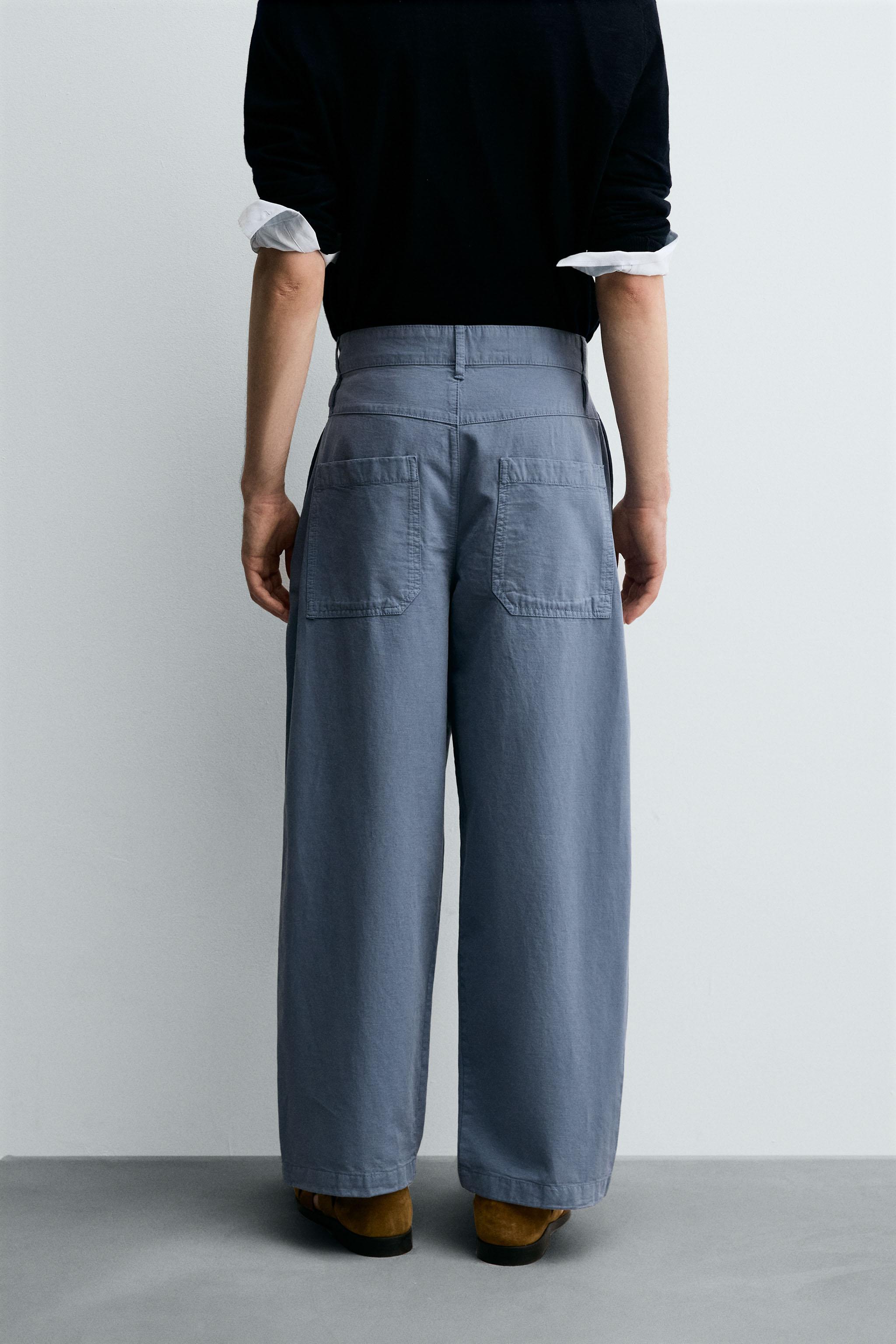 PLEATED BALLOON FIT PANTS