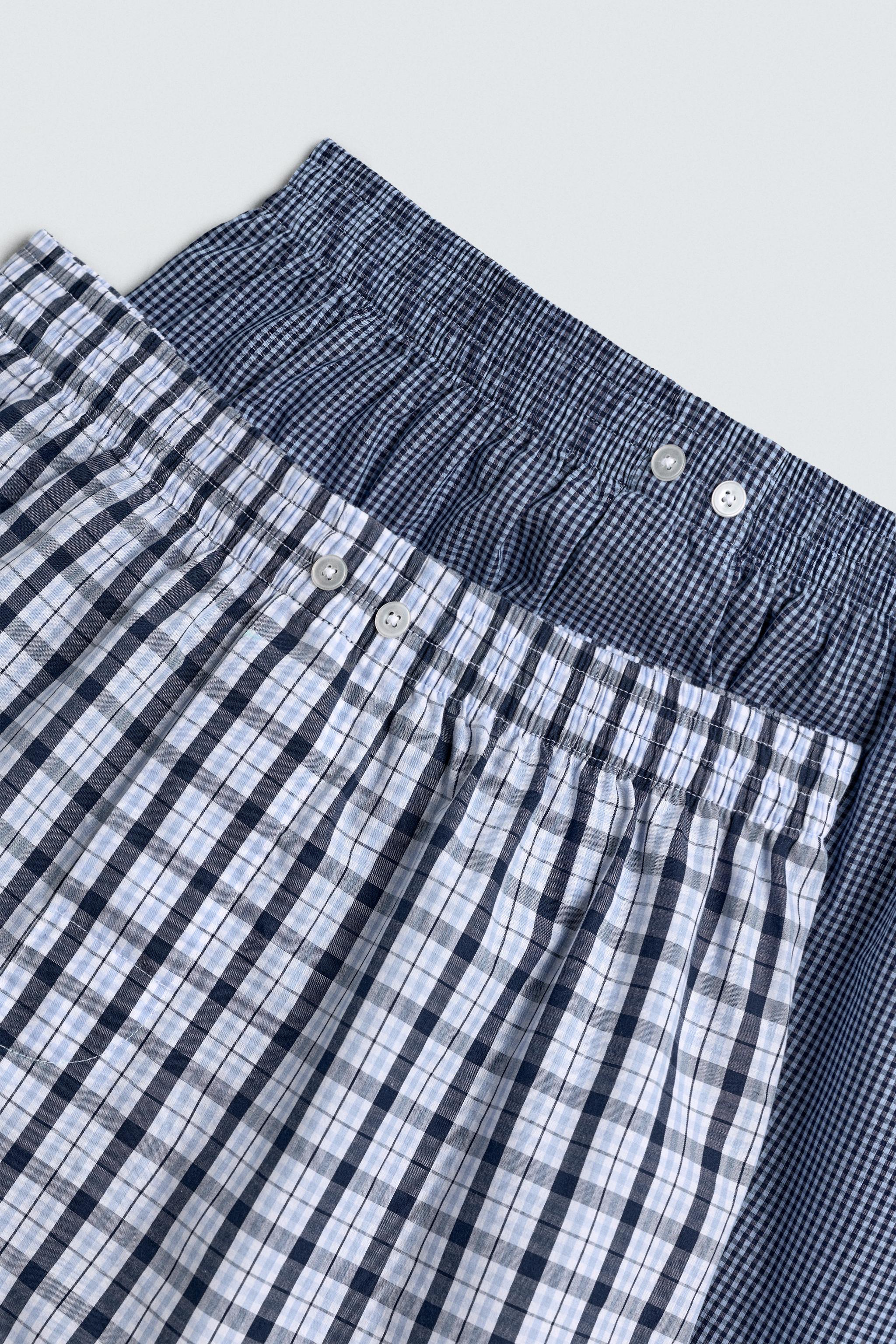 COMBINED POPLIN BOXERS 2-PACK