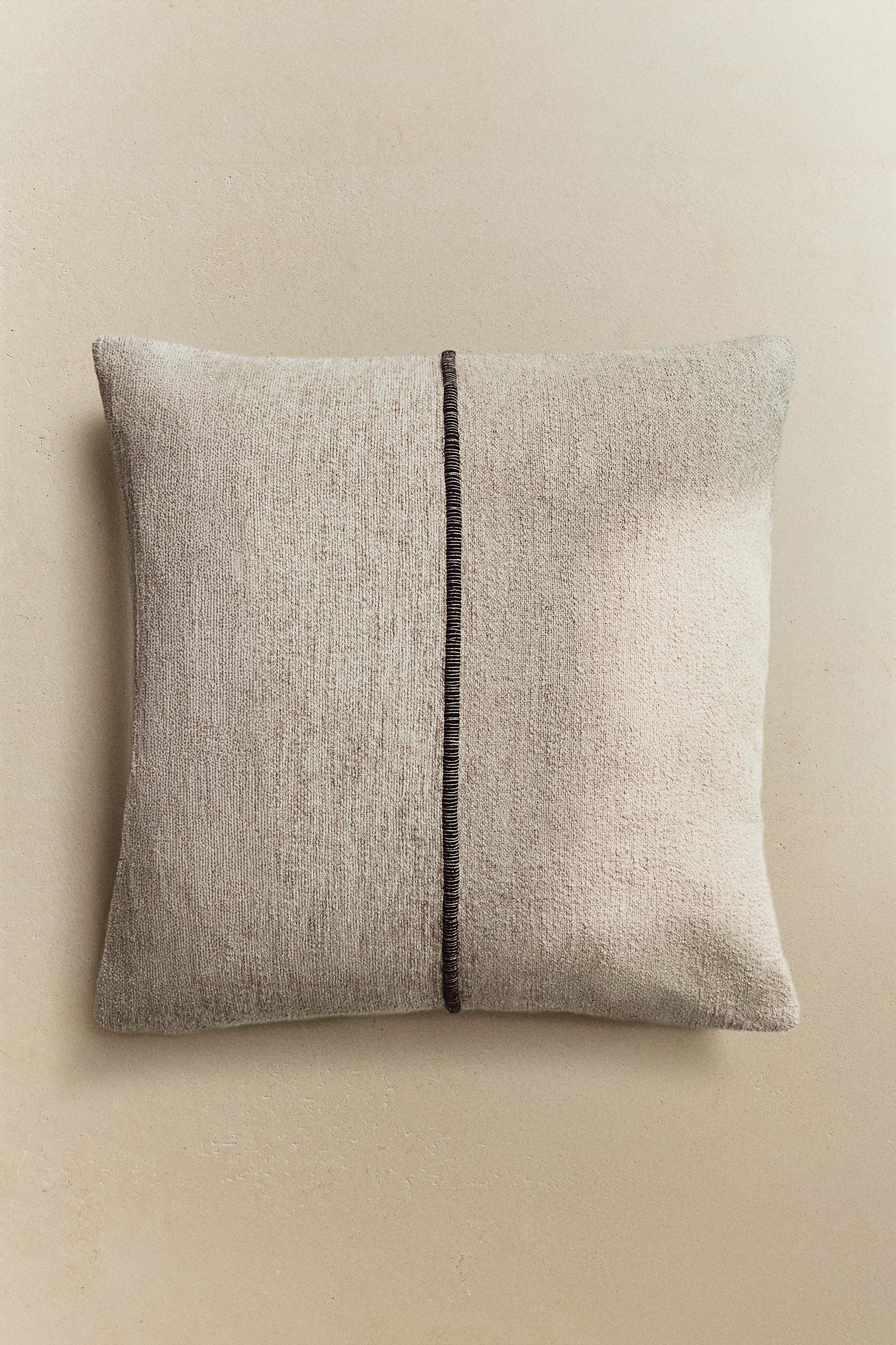 LINED THROW PILLOW COVER