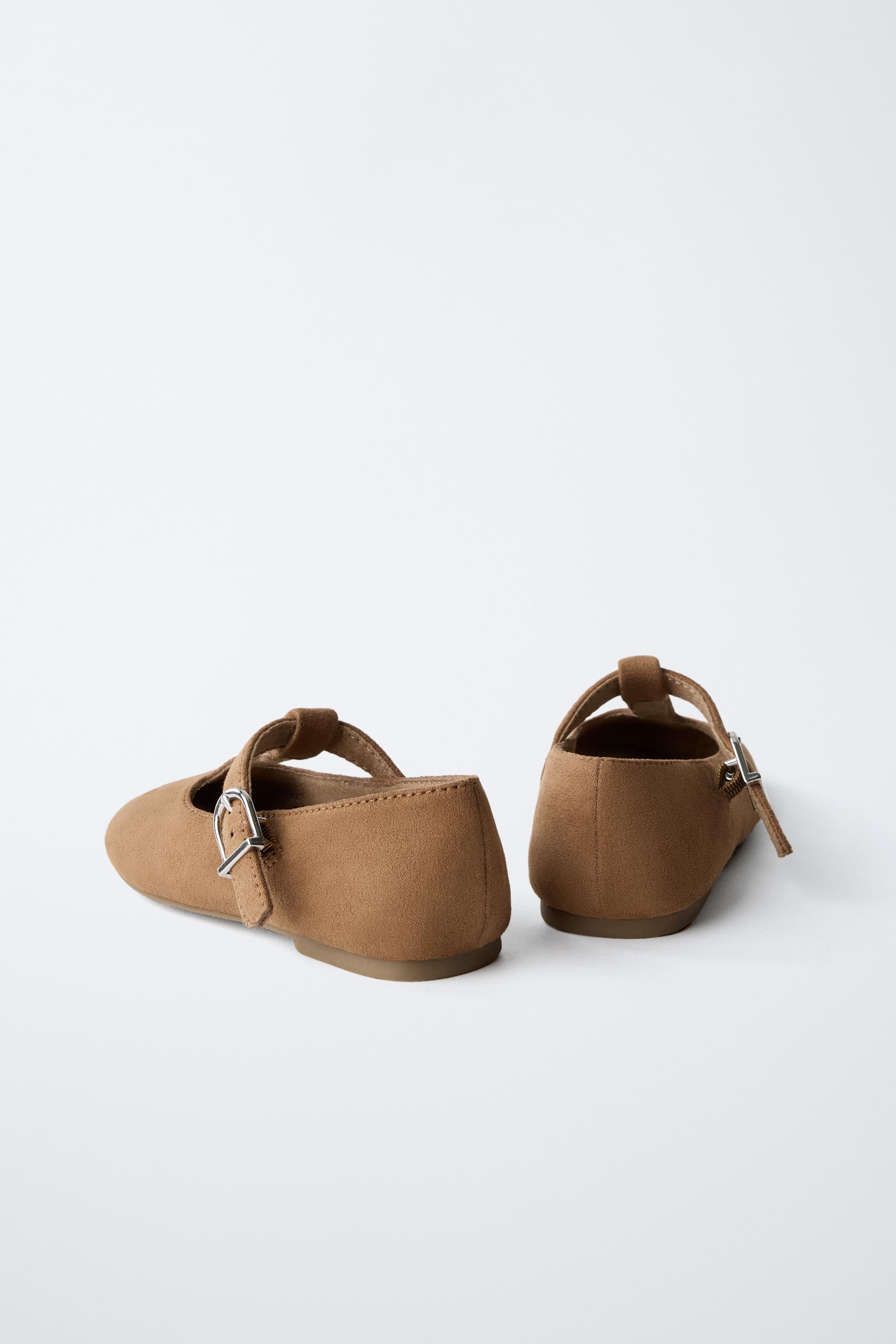T-STRAP BALLET FLATS