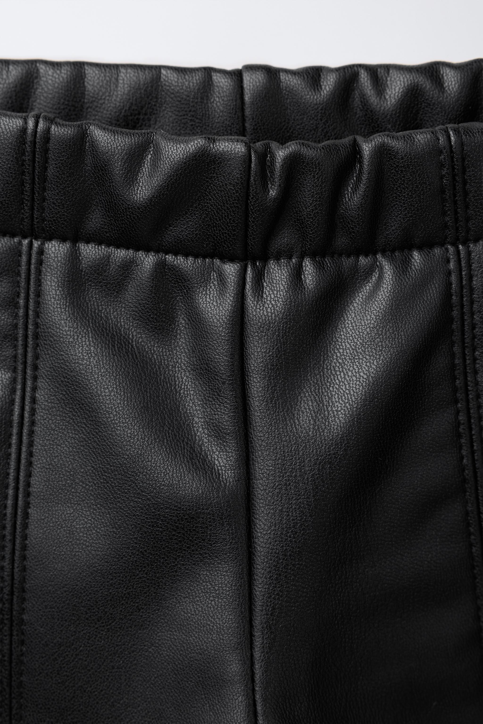 FAUX LEATHER LEGGINGS