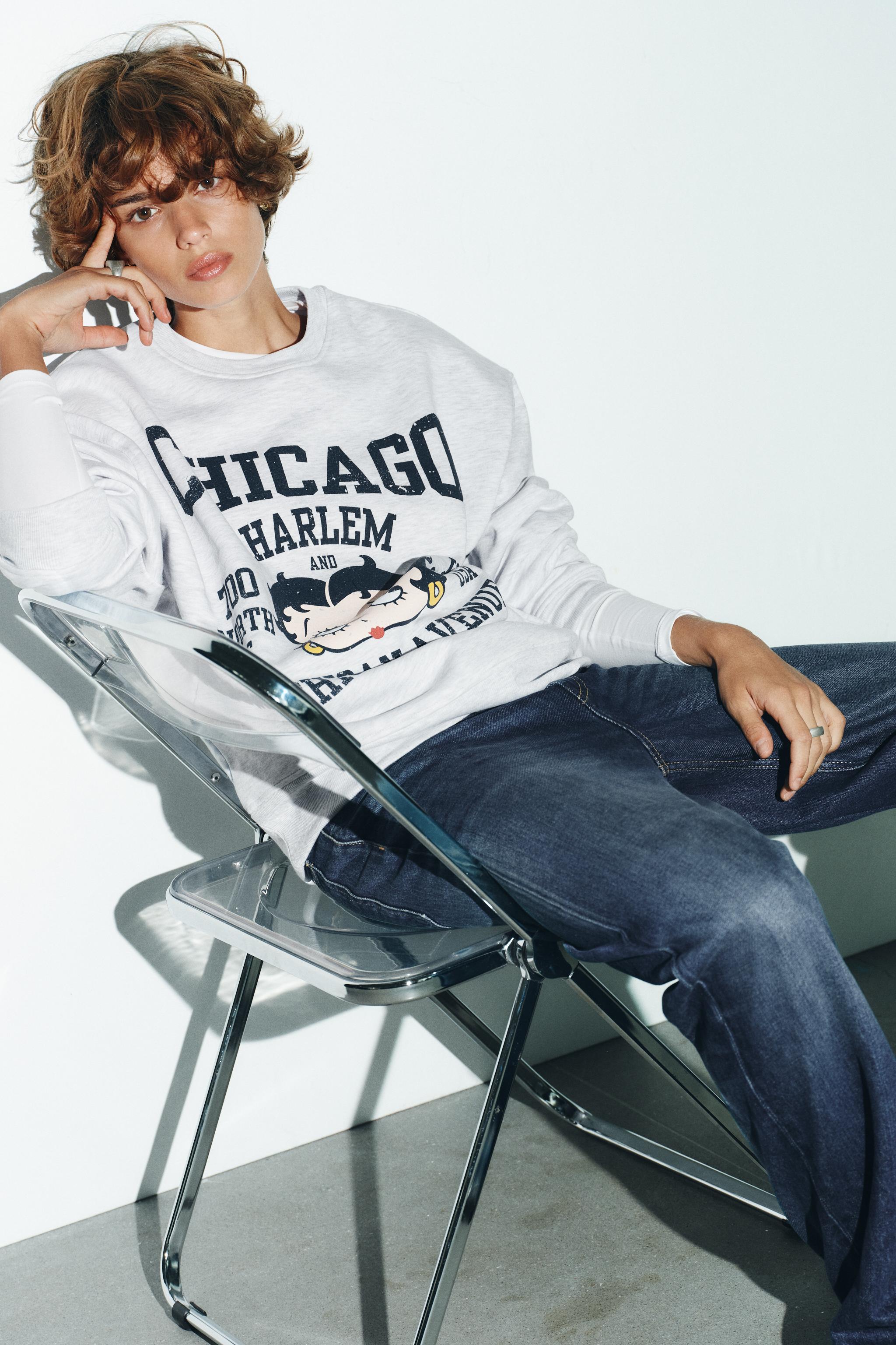 BETTY BOOP© PRINTED SWEATSHIRT