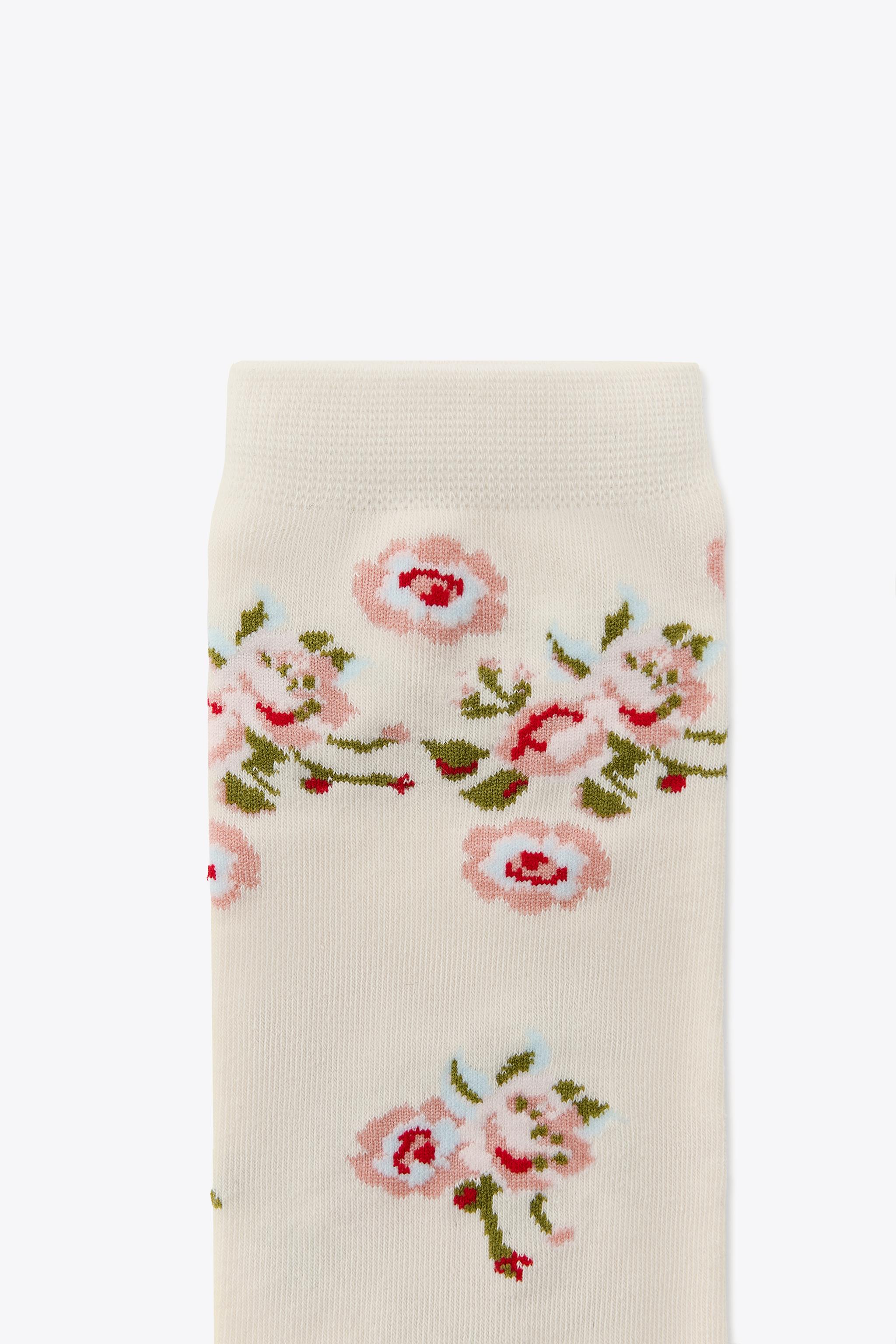 FLOWER PRINT SOCKS