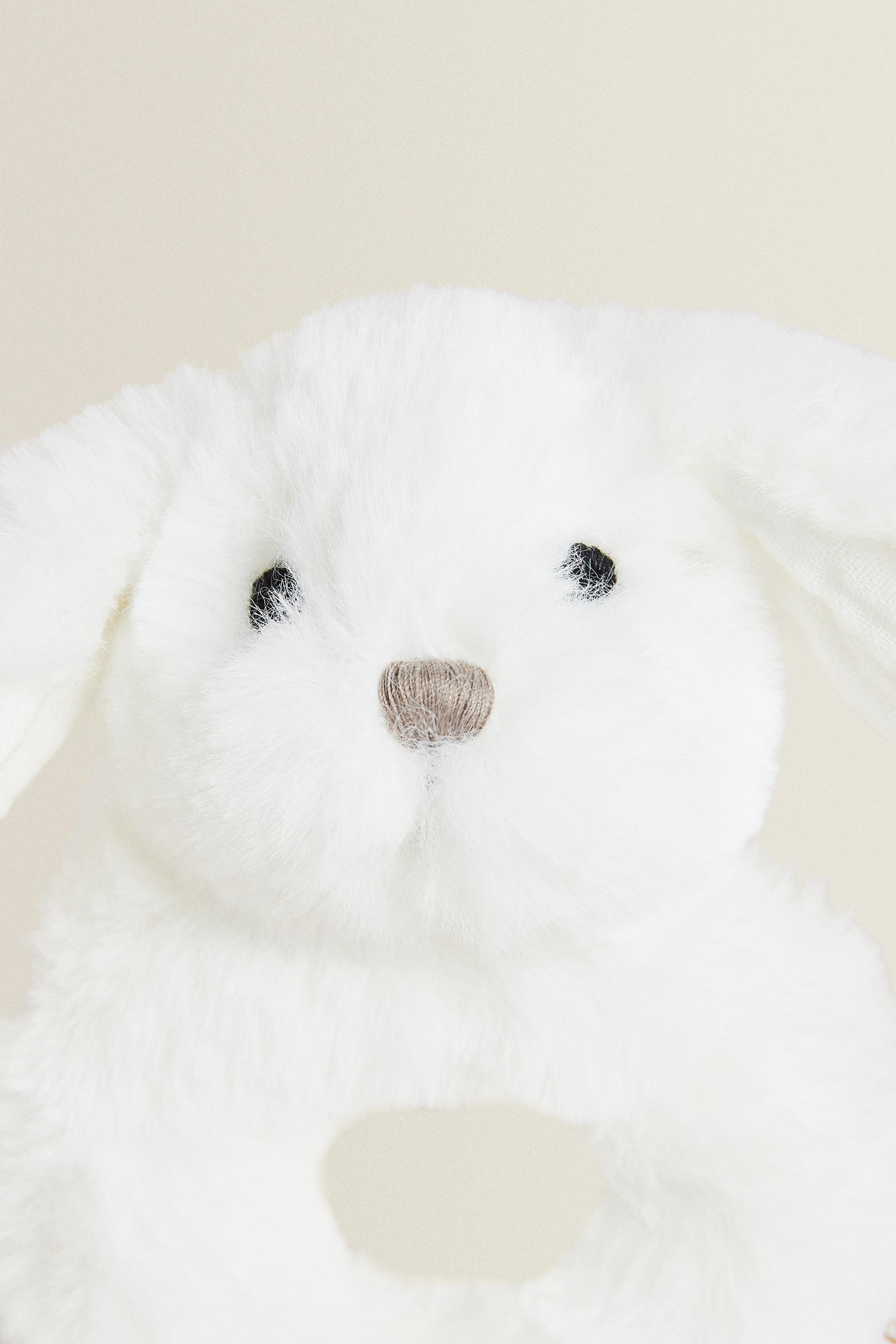CHILDREN’S BUNNY PLUSH TOY RATTLE