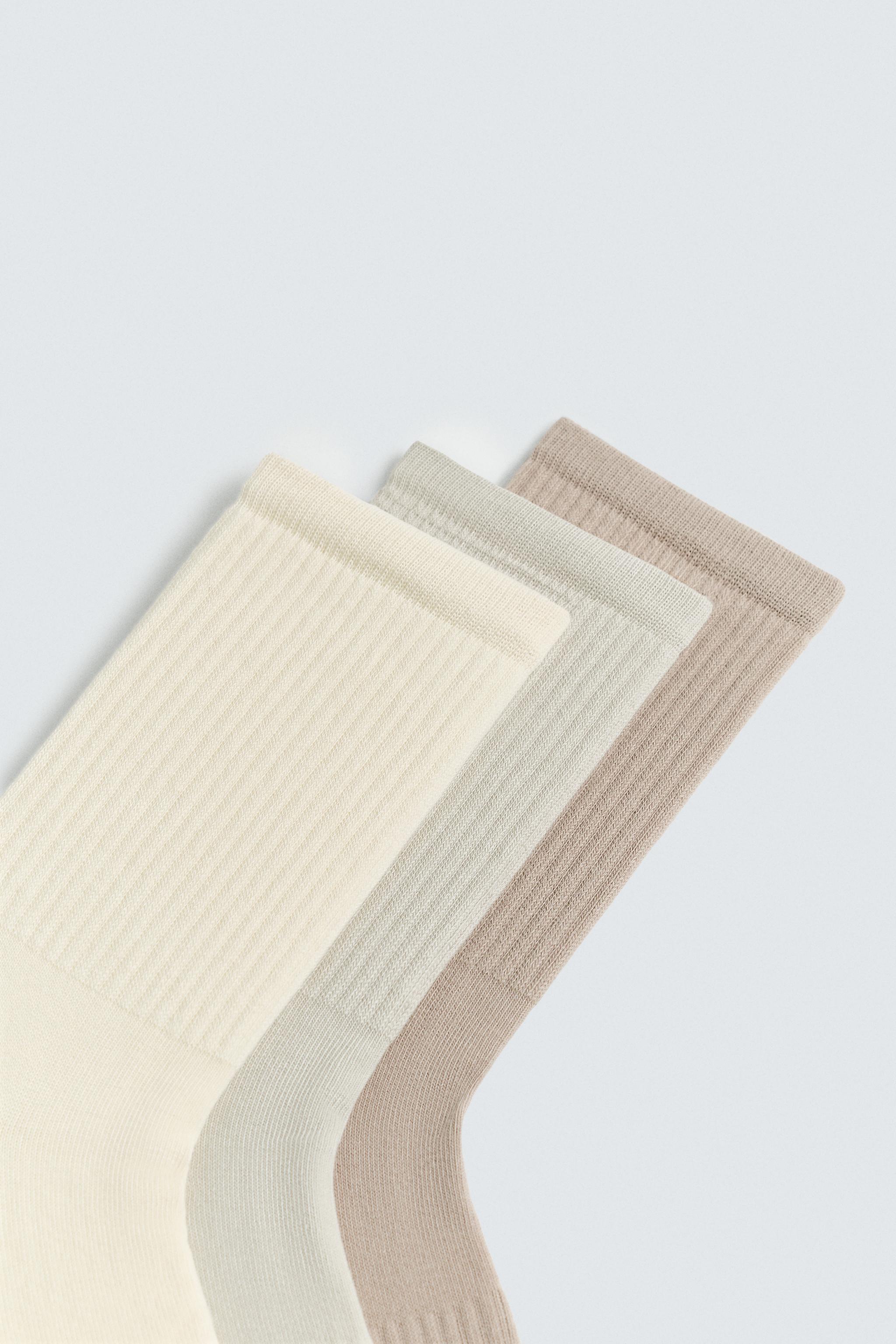 3-PACK RIB SOCKS
