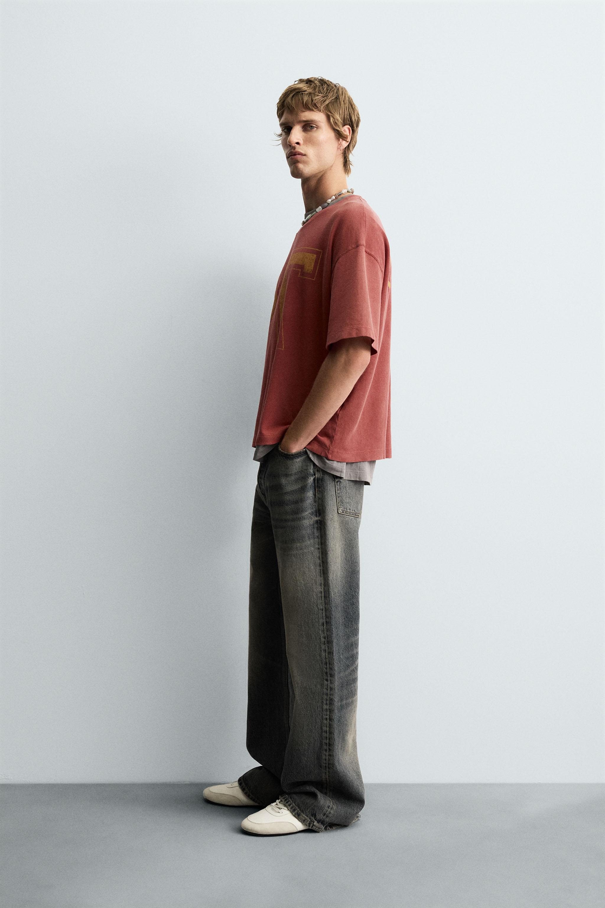 VARSITY OPEN WEAVE T-SHIRT