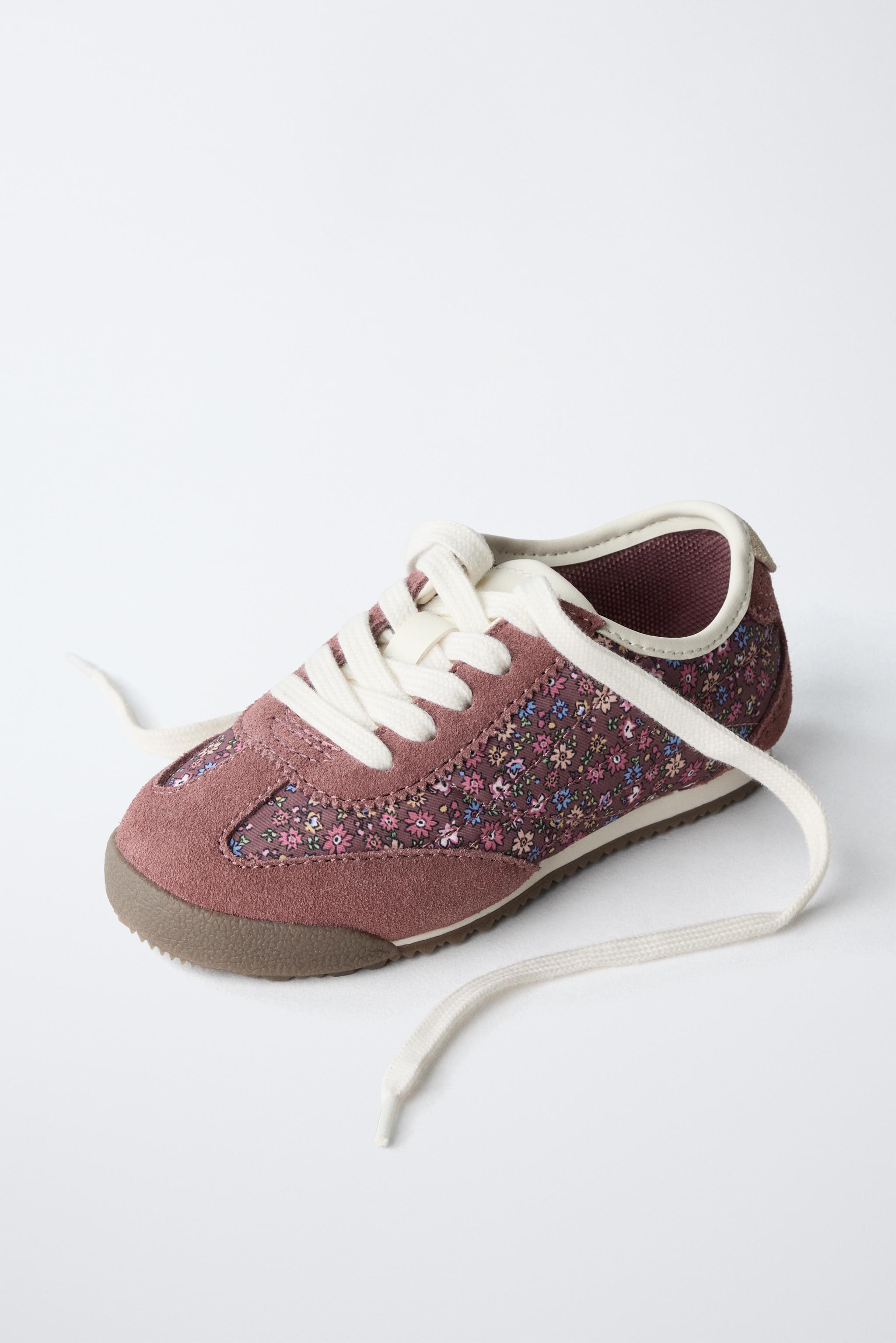 FLOWER PRINT SNEAKERS