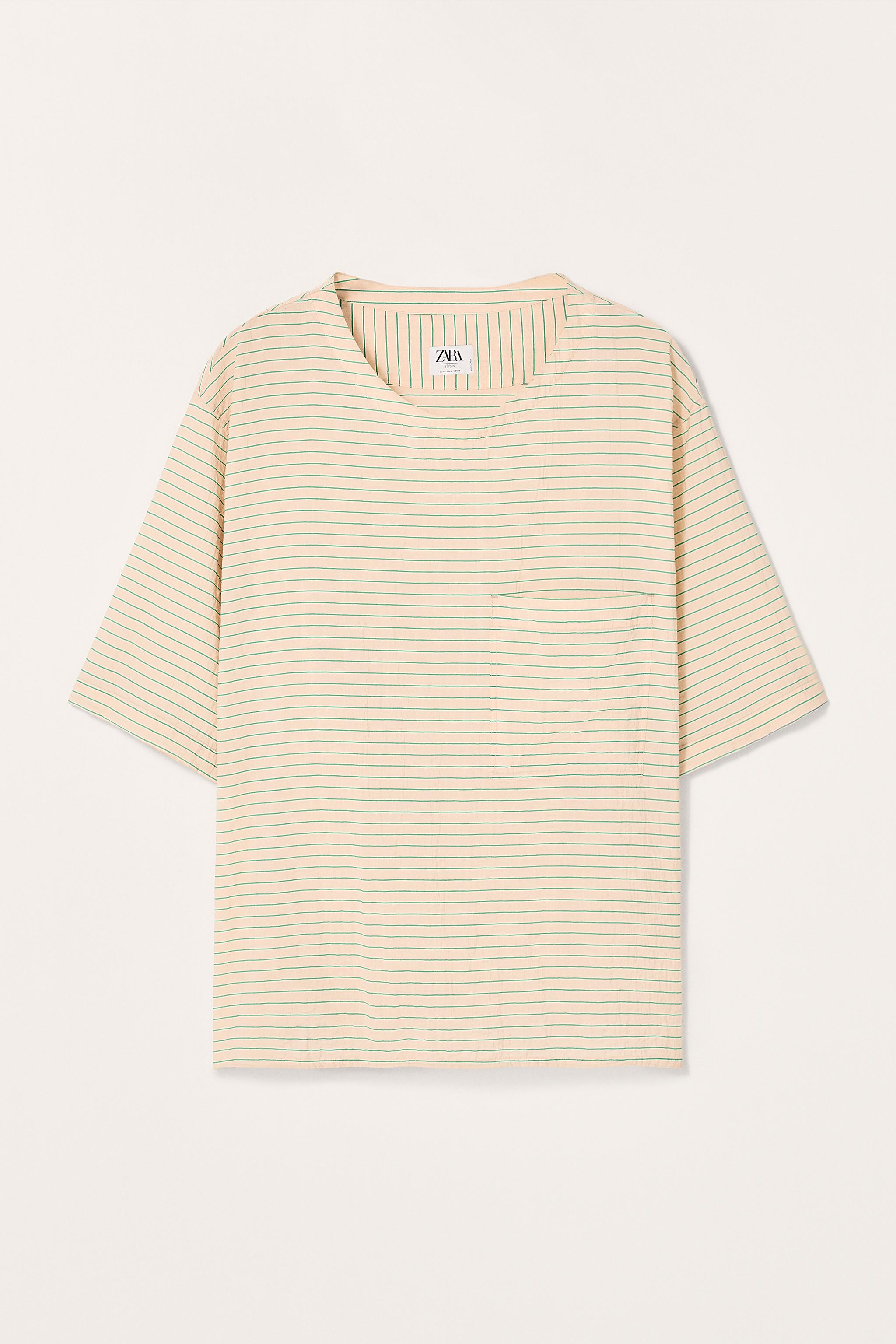 LIMITED EDITION FLOWY STRIPED T-SHIRT