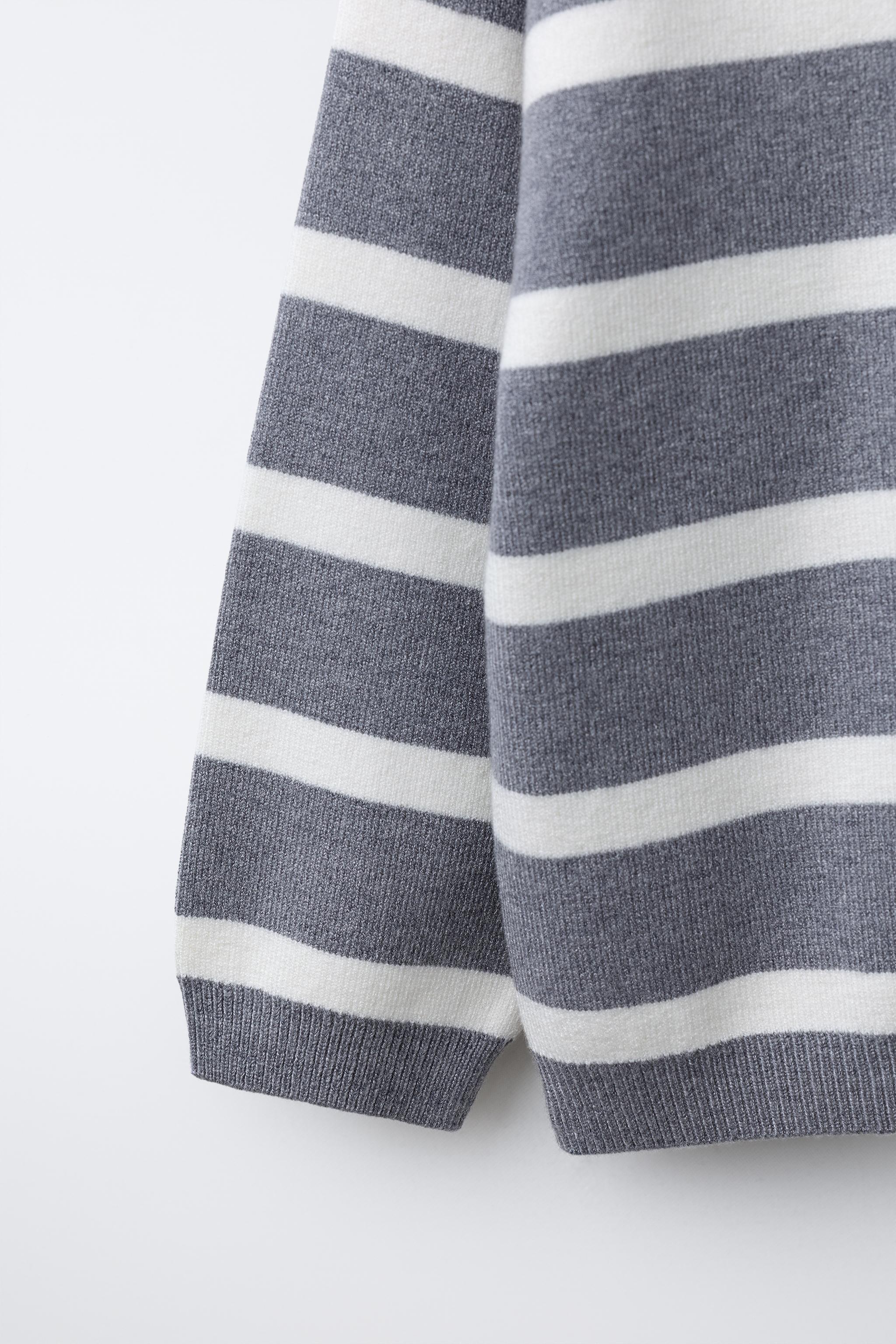 STRIPED KNIT SWEATER