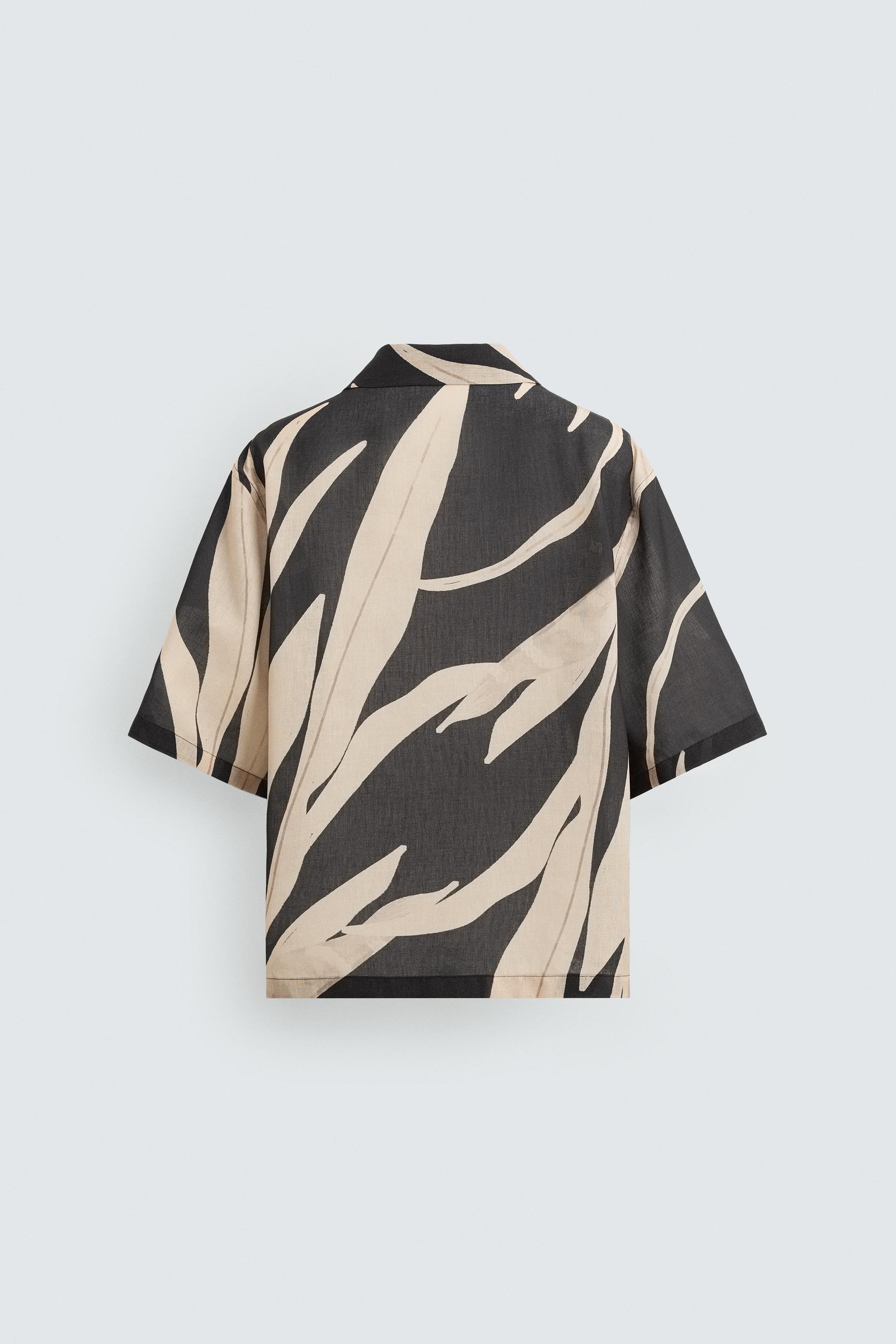 LEAF PRINT SHIRT