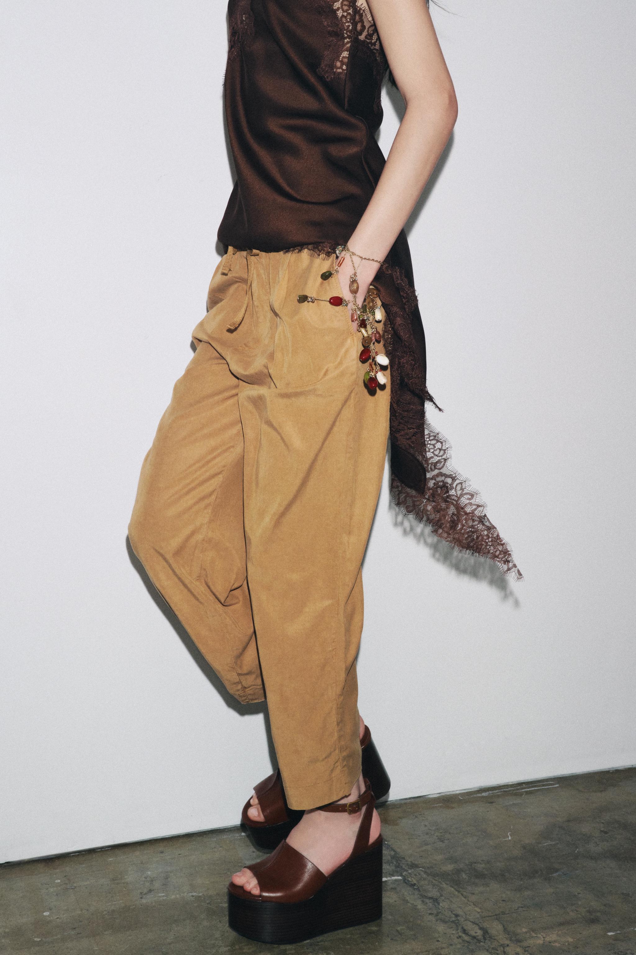 ZW COLLECTION WIDE LEG JOGGER PANTS