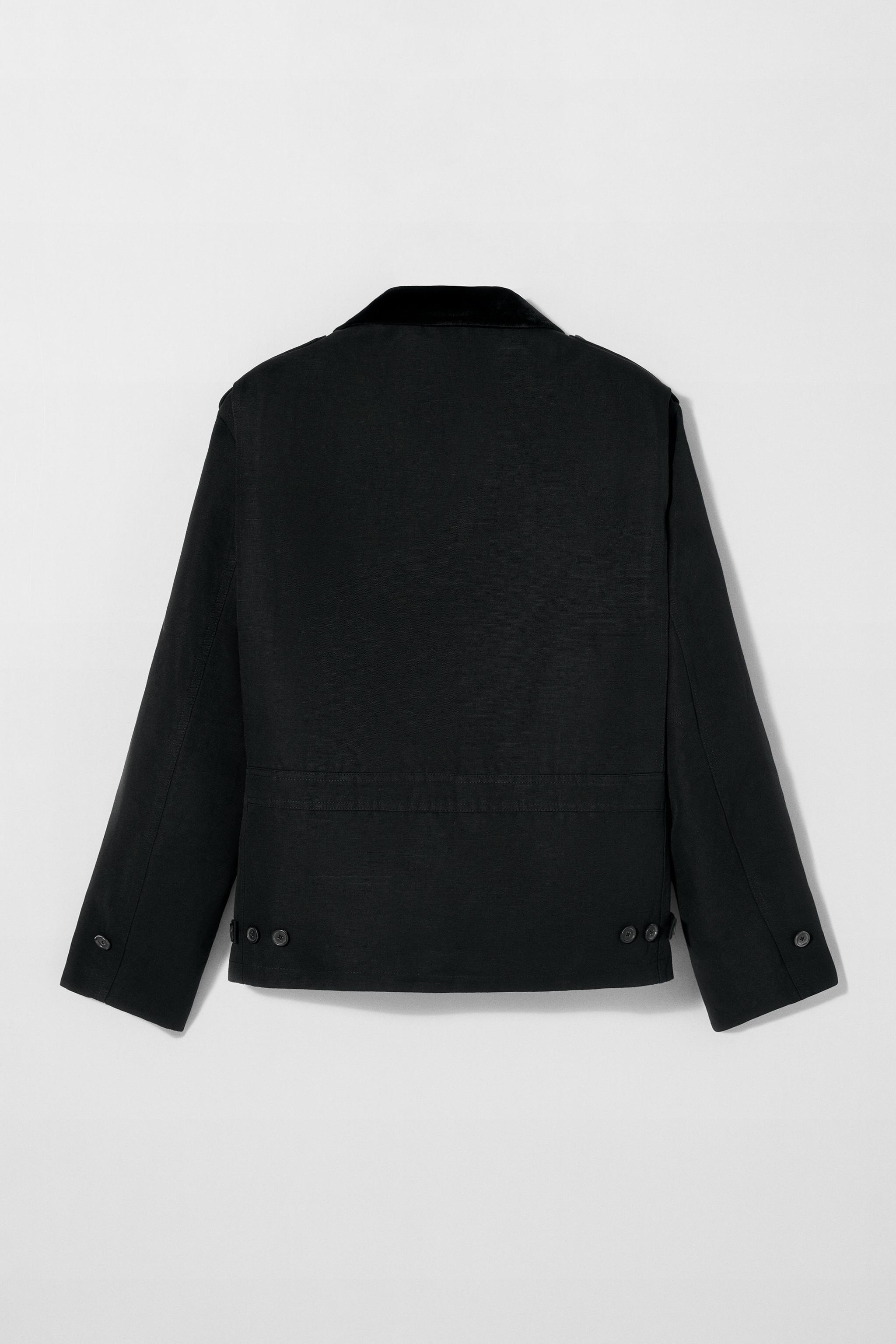 COTTON-LINEN JACKET BOBBY GILLESPIE X ZARA