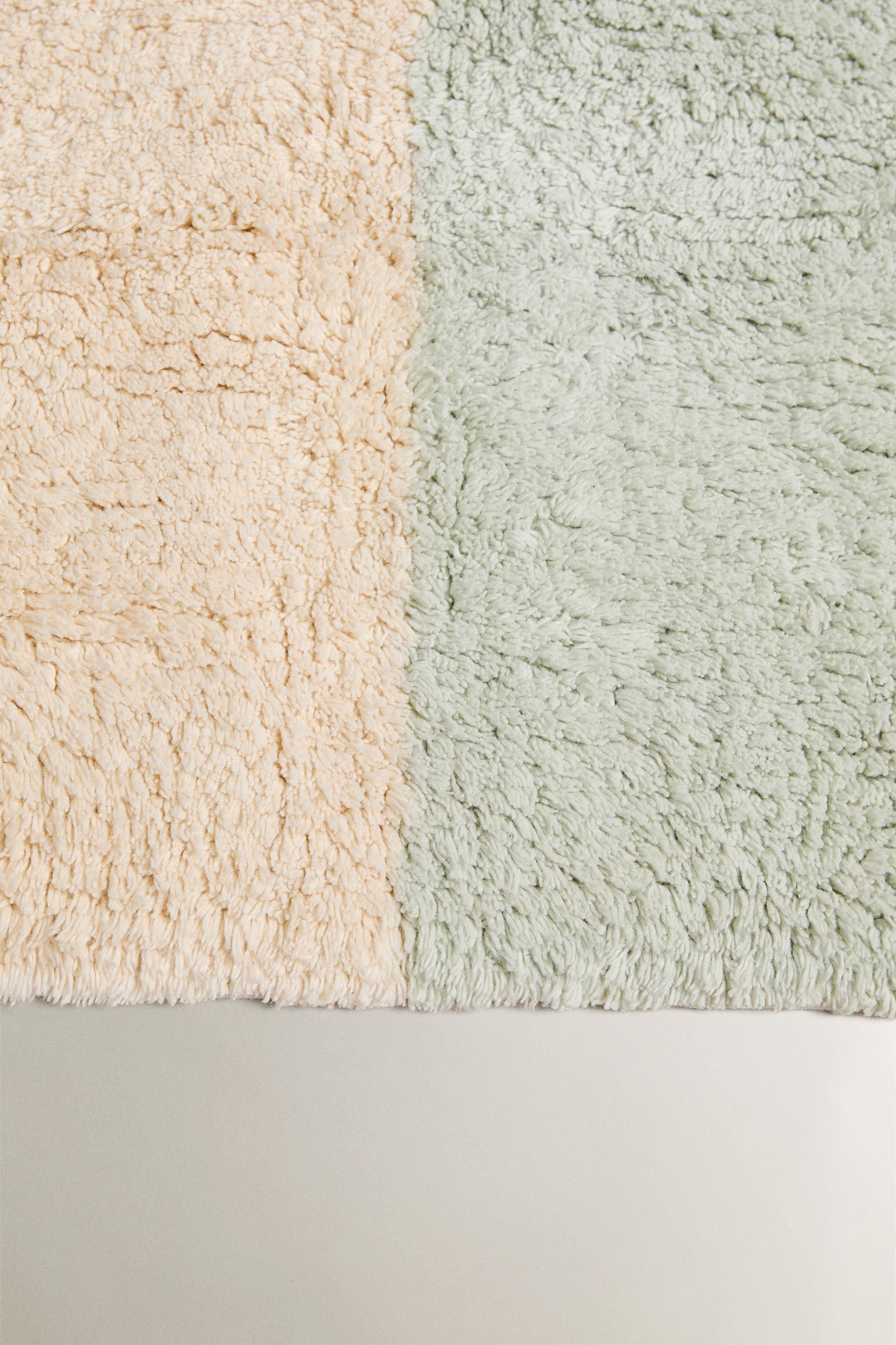 CHILDREN'S COTTON PATCHWORK AREA RUG