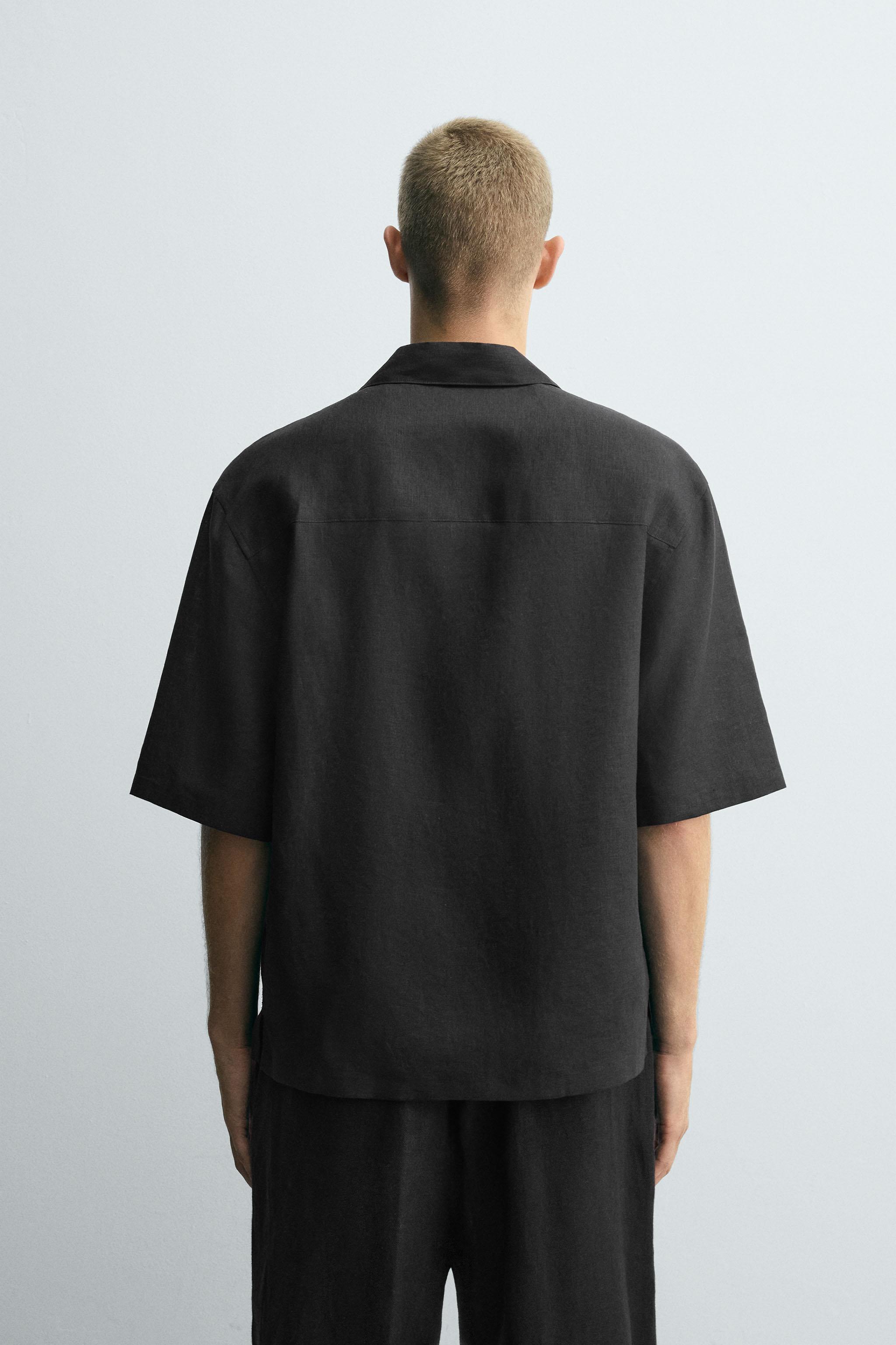 100% LINEN KIMONO SHIRT