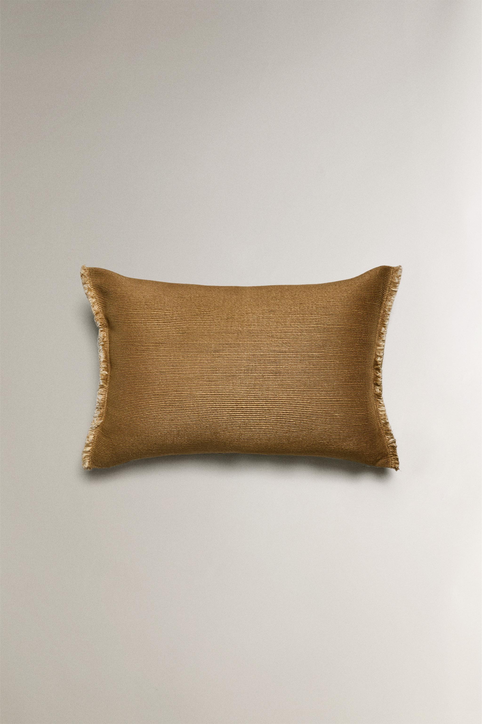 LINEN THROW PILLOW COVER