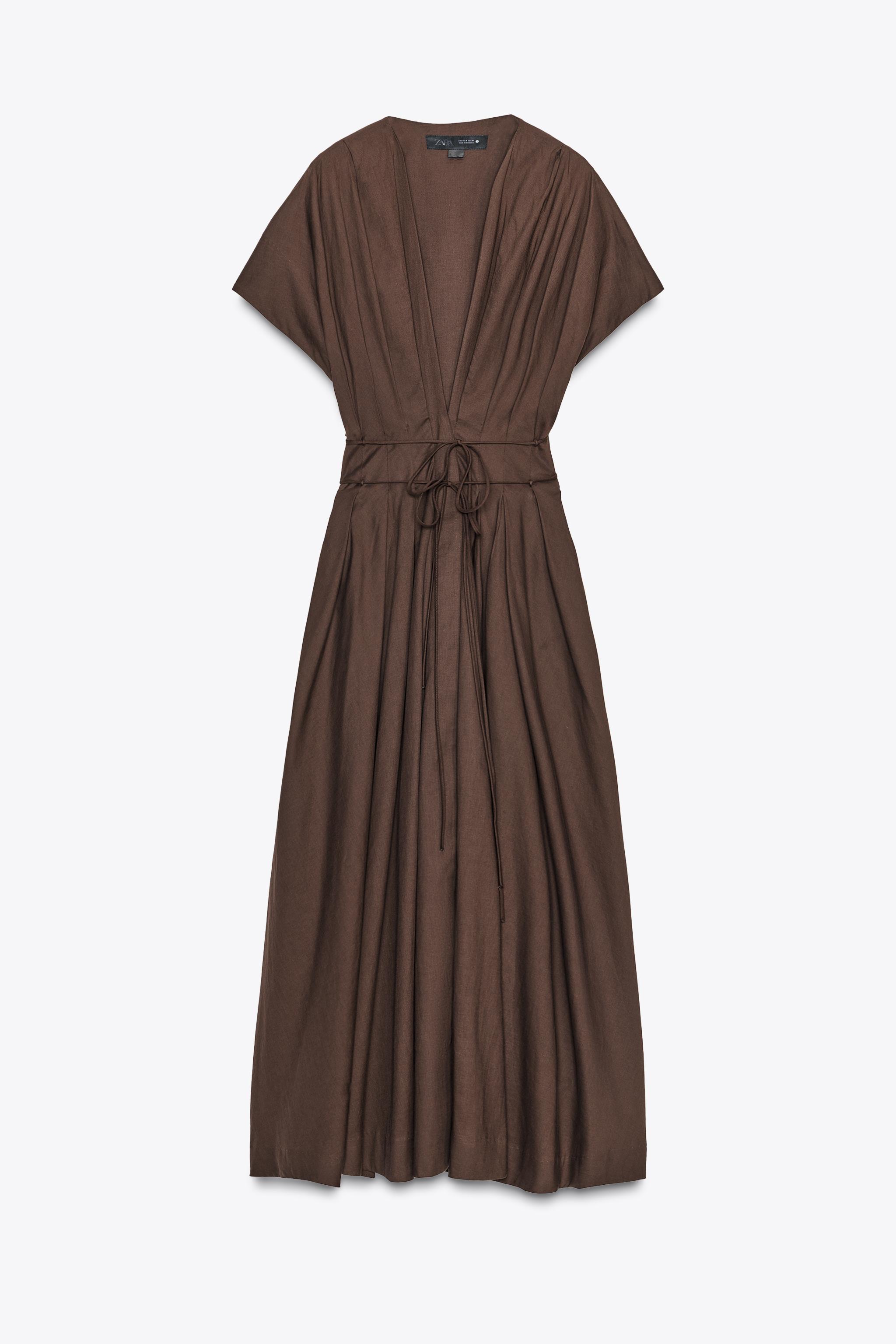 ZW COLLECTION PLEATED MIDI DRESS
