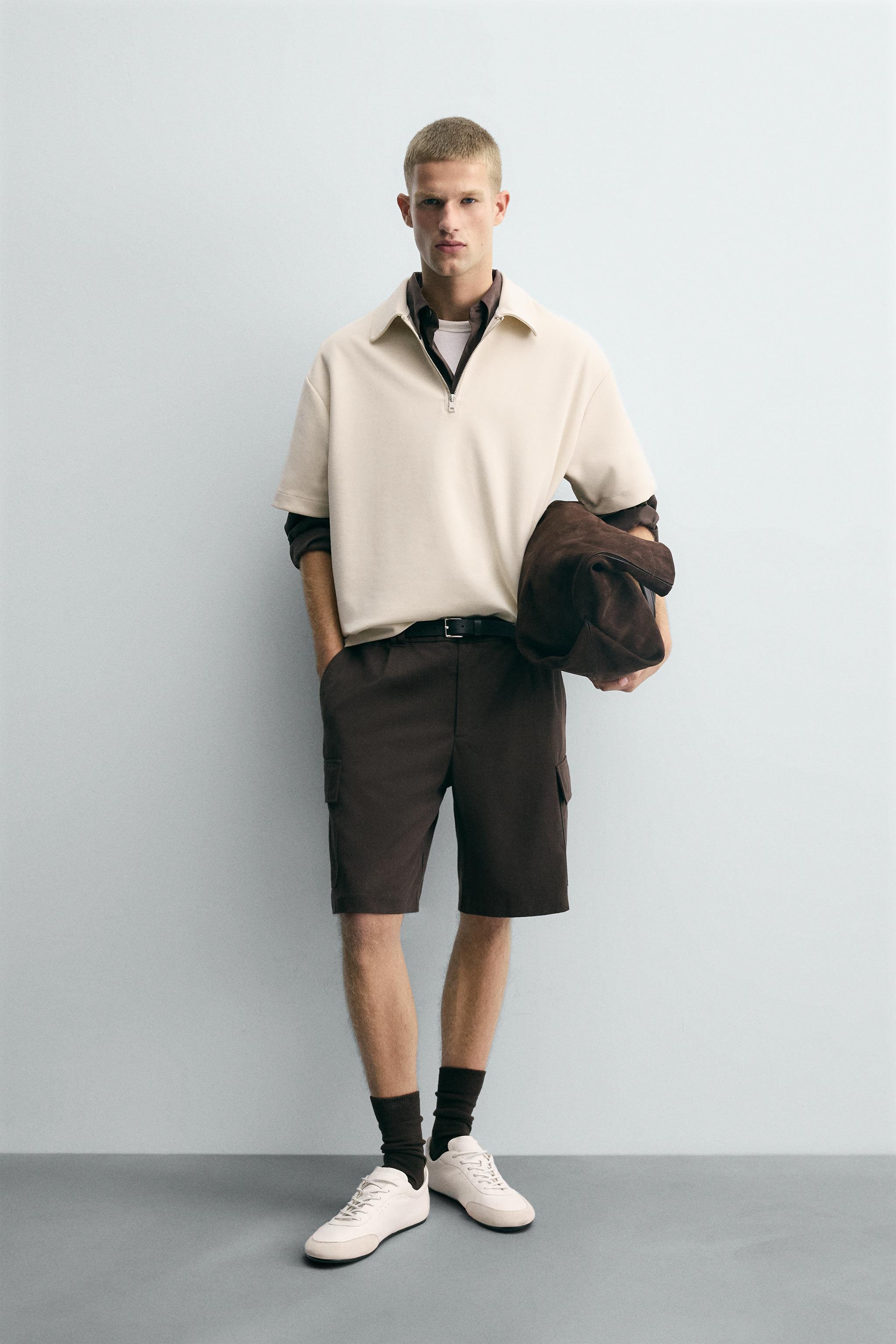 INTERLOCK ZIP POLO SHIRT