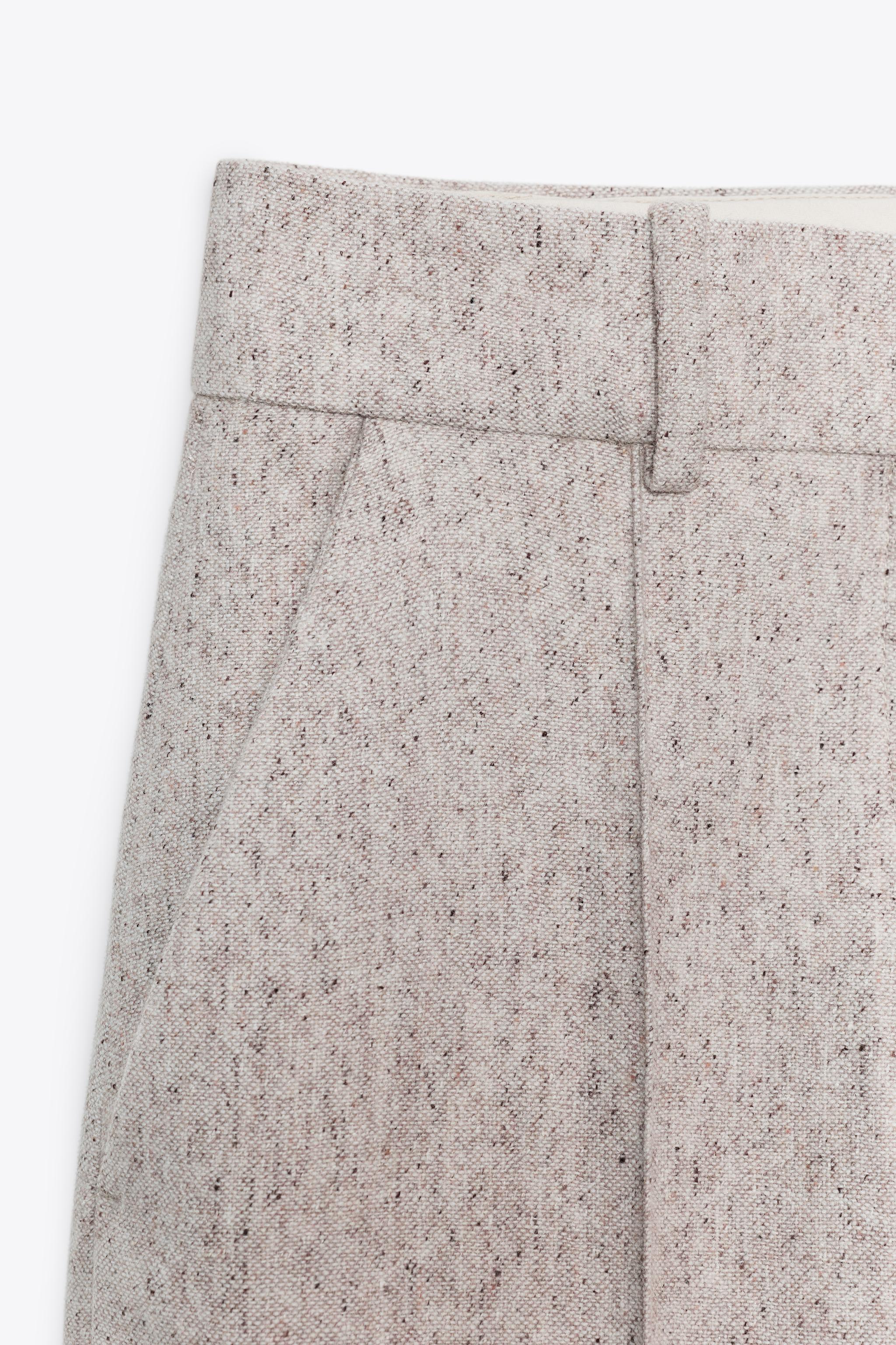 ZW COLLECTION WIDE LEG STRUCTURE PANTS