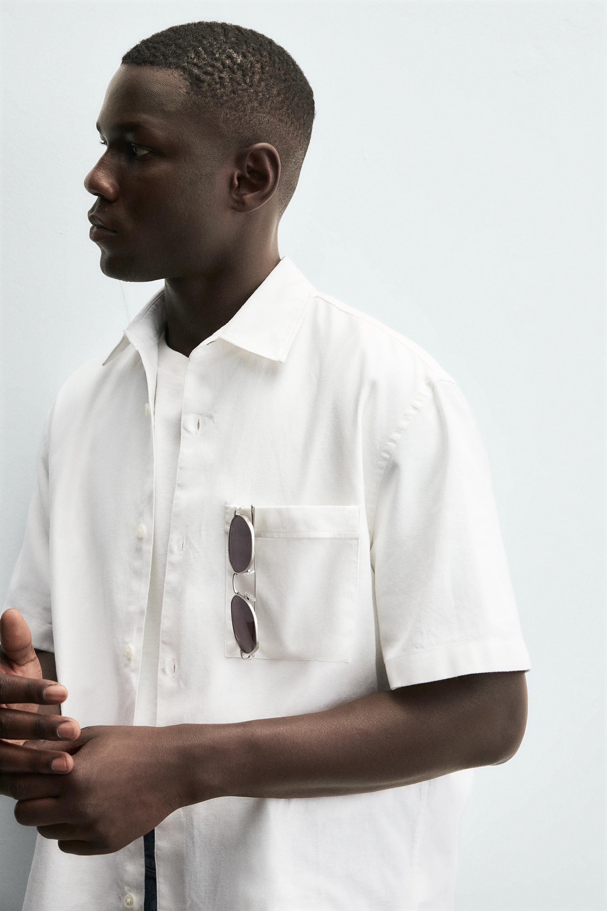 COTTON LINEN SHIRT