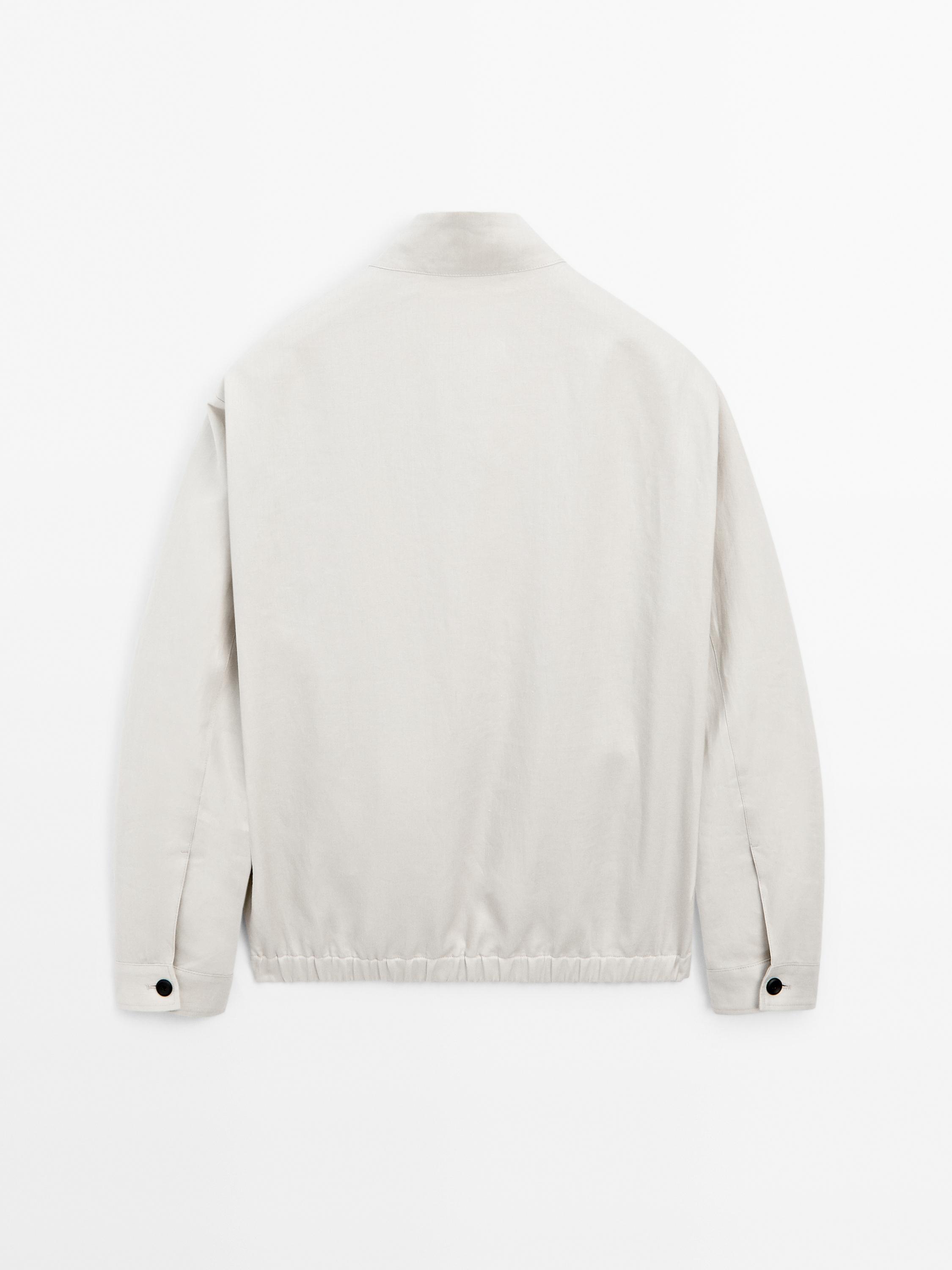 100% linen lightweight jacket