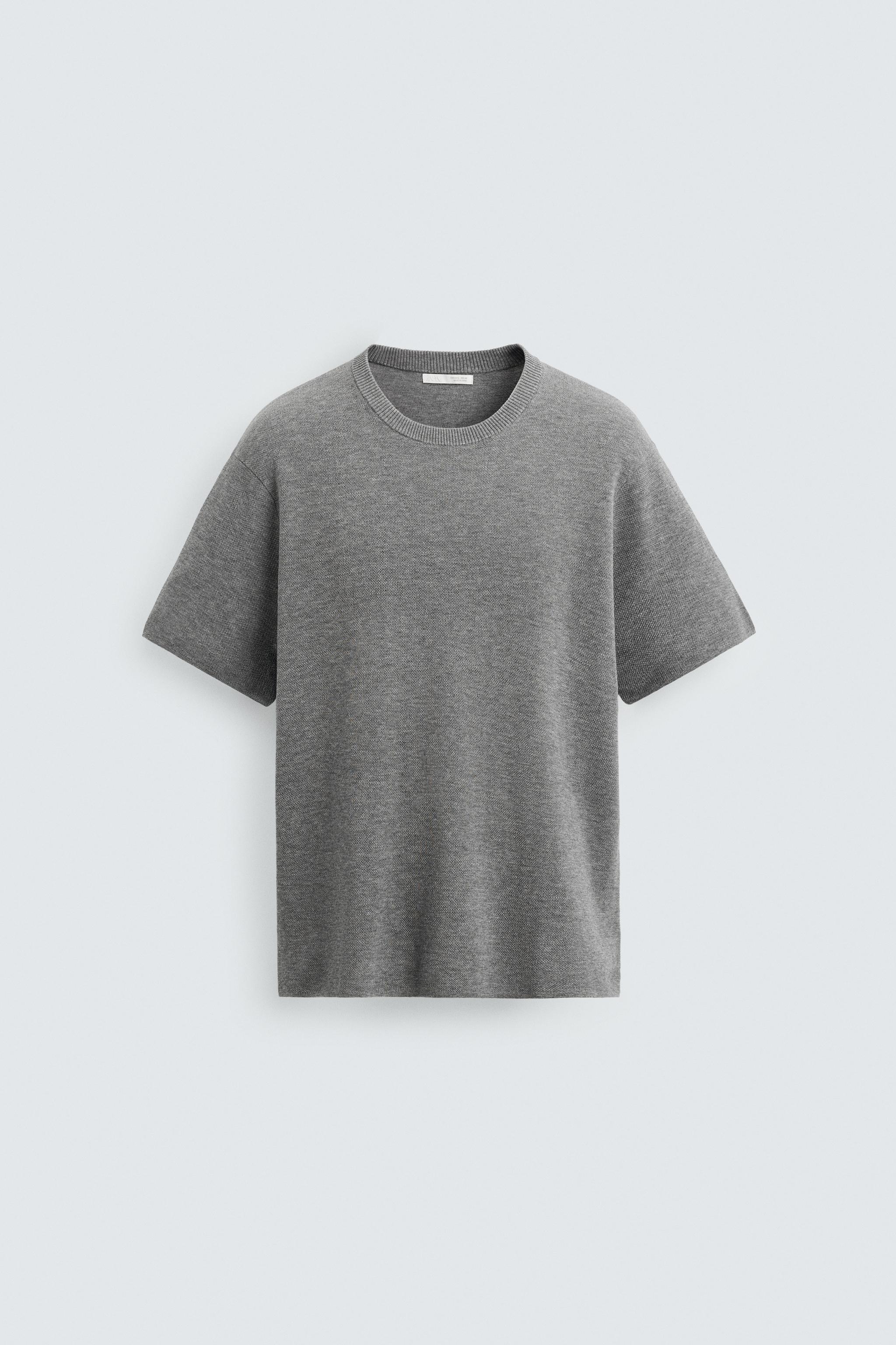 RELAXED FIT KNIT T-SHIRT
