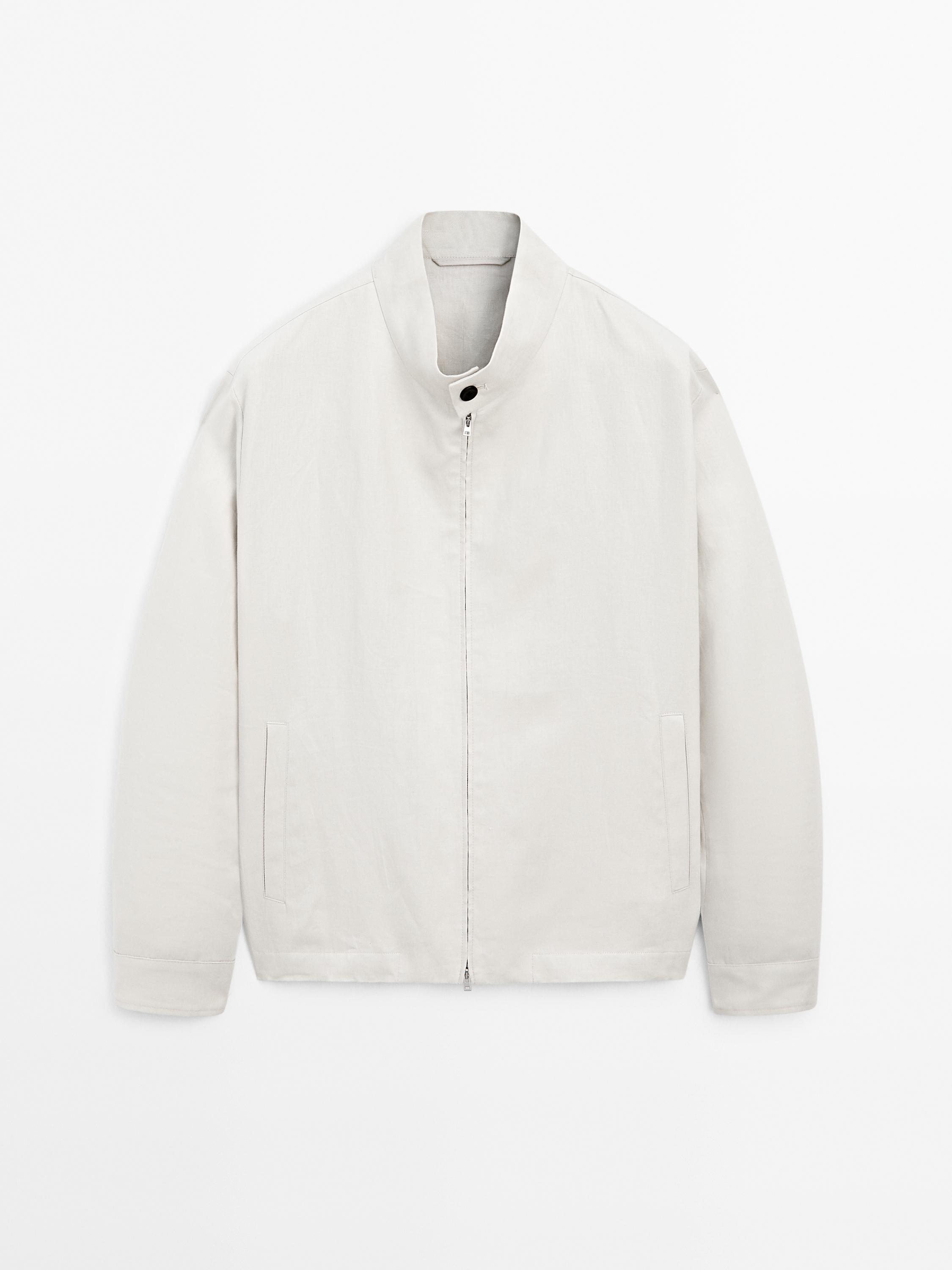 100% linen lightweight jacket