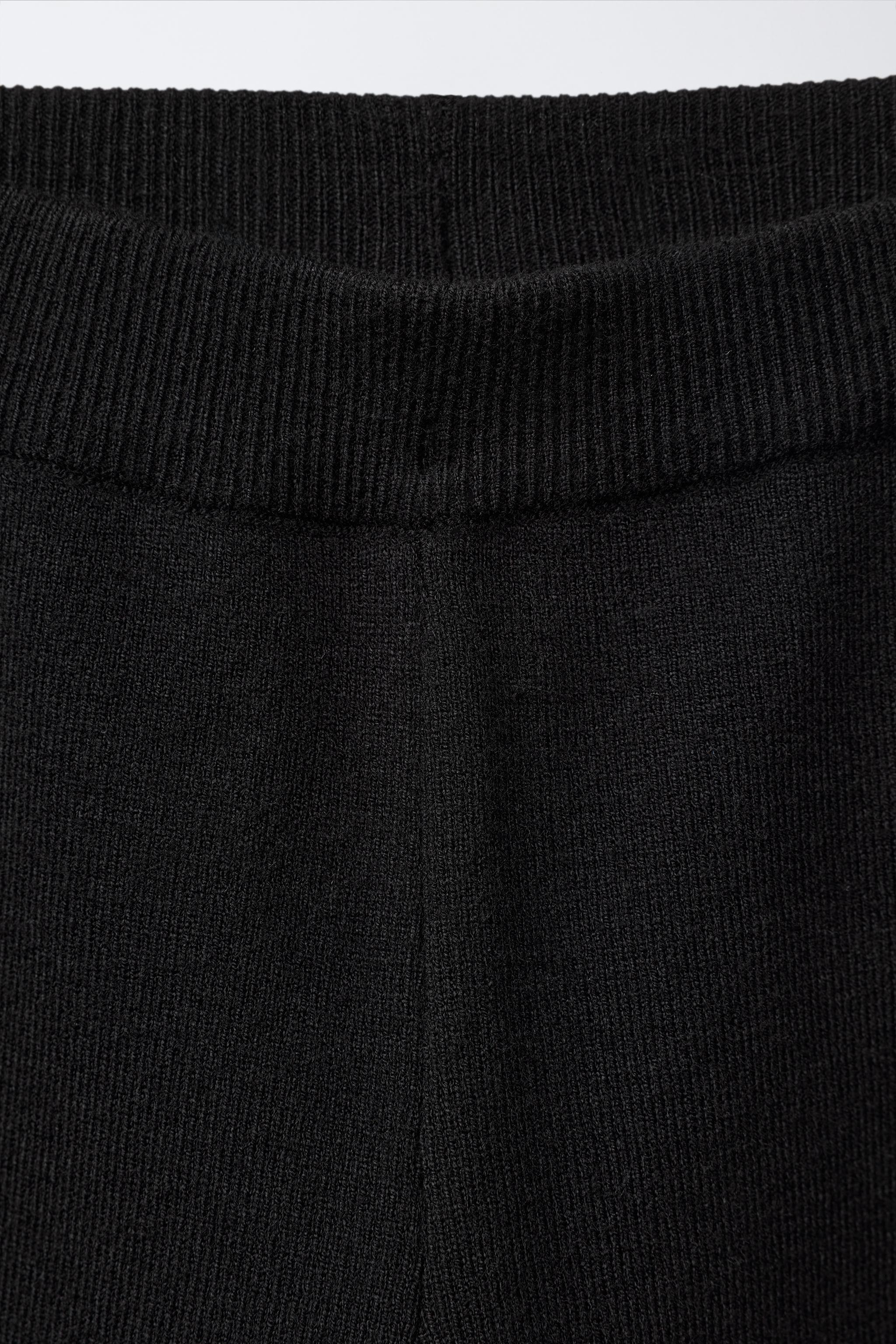 HEART STRAIGHT LEG KNIT PANTS