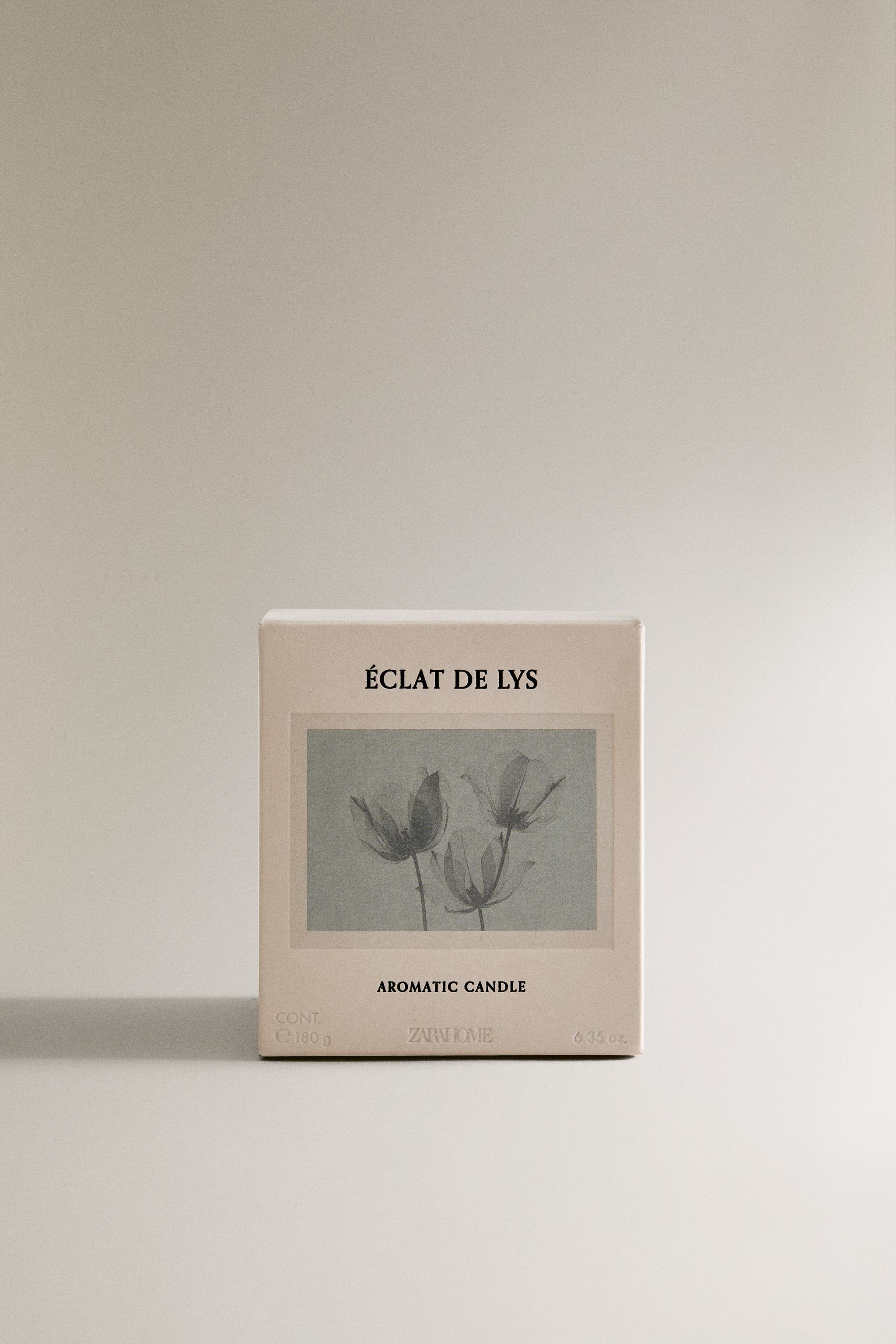 (180 G) ÉCLAT DE LYS SCENTED CANDLE