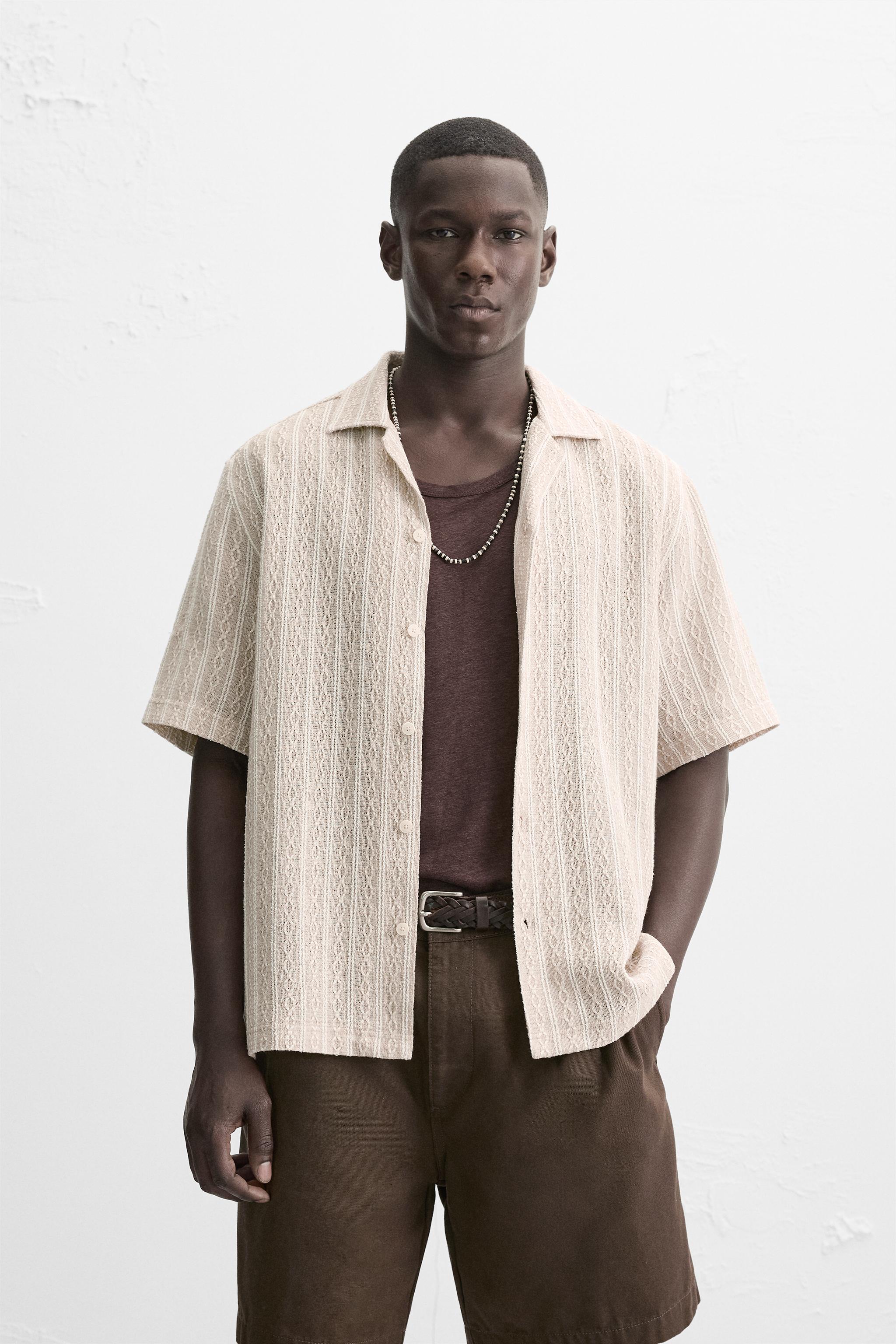 GEOMETRIC JACQUARD SHIRT