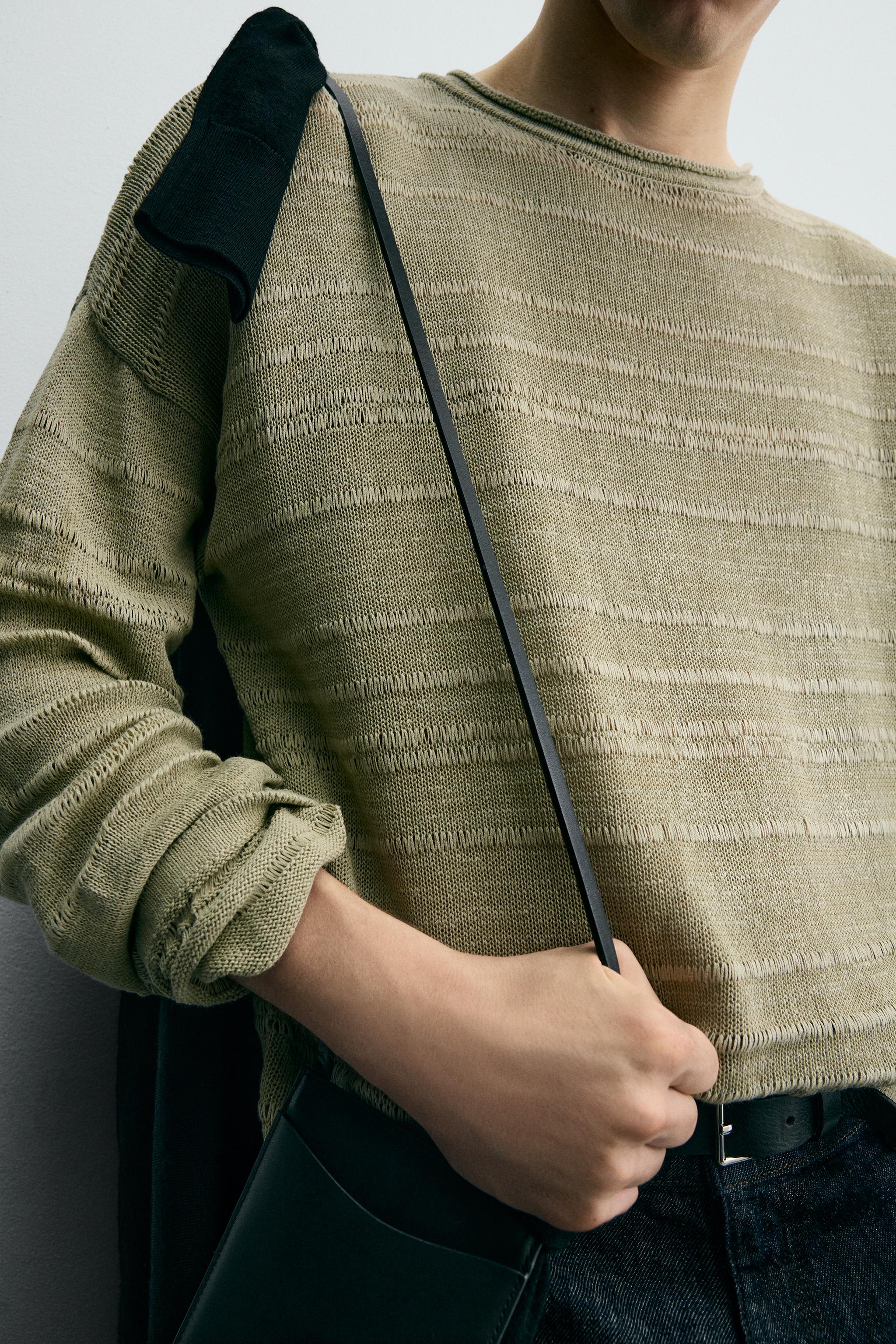 STRIPED JACQUARD SWEATER