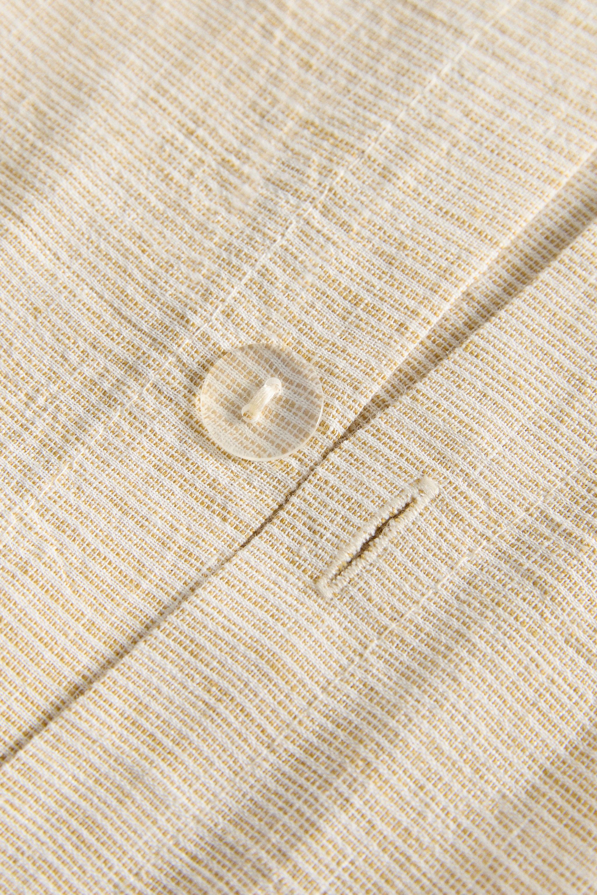 TEXTURED STRIPED DUVET COVER