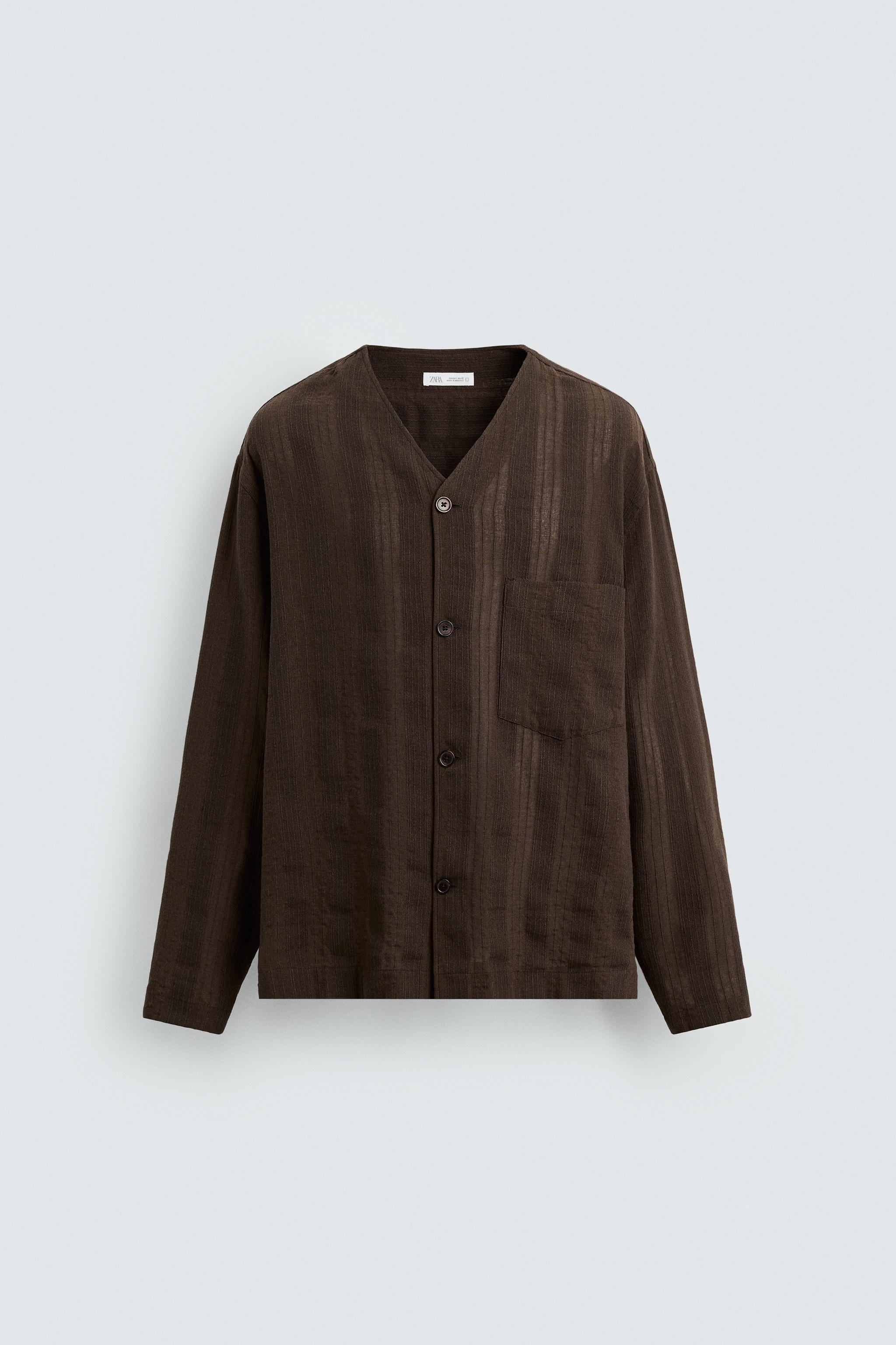 STRIPED JACQUARD SHIRT
