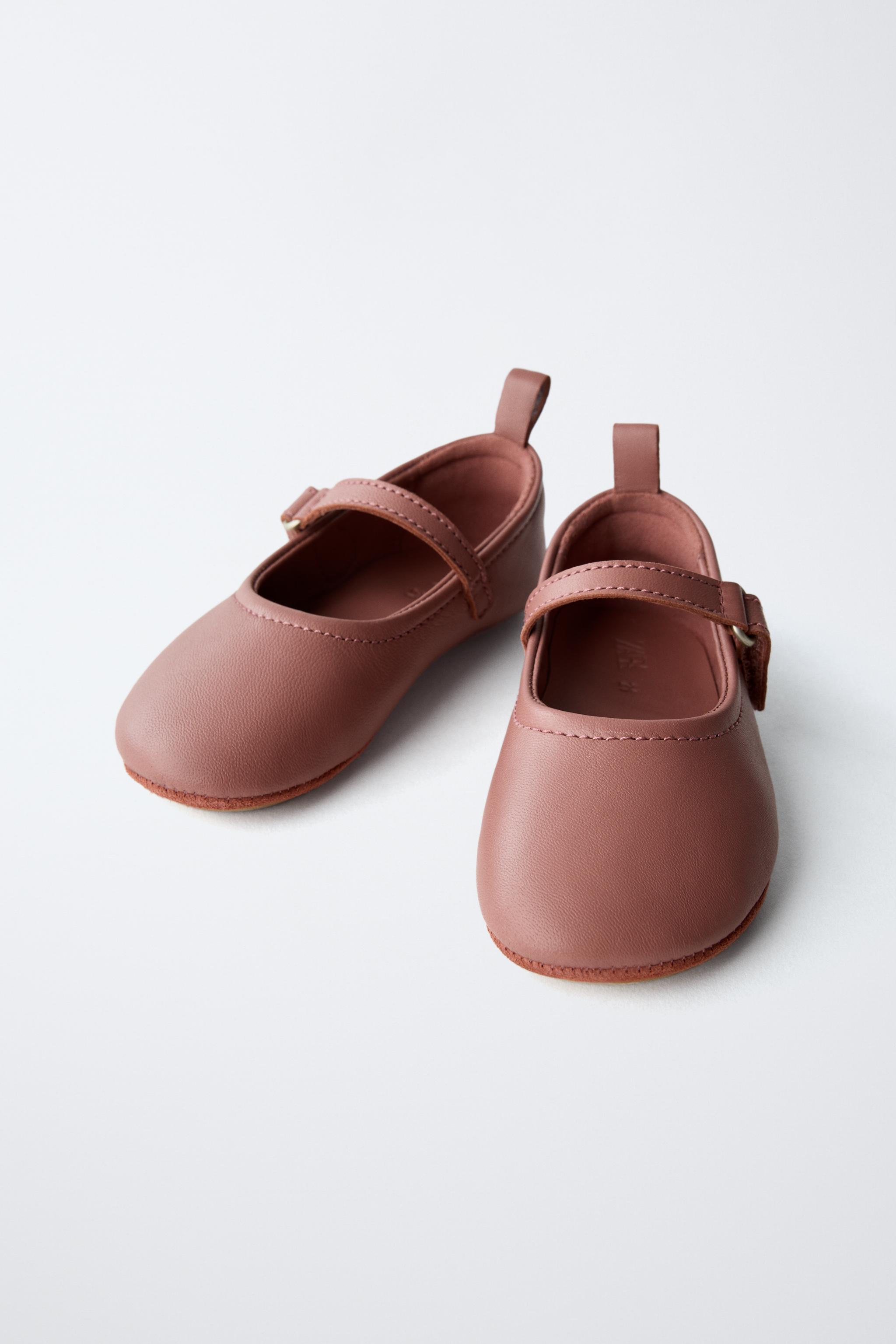 LEATHER BALLET FLATS