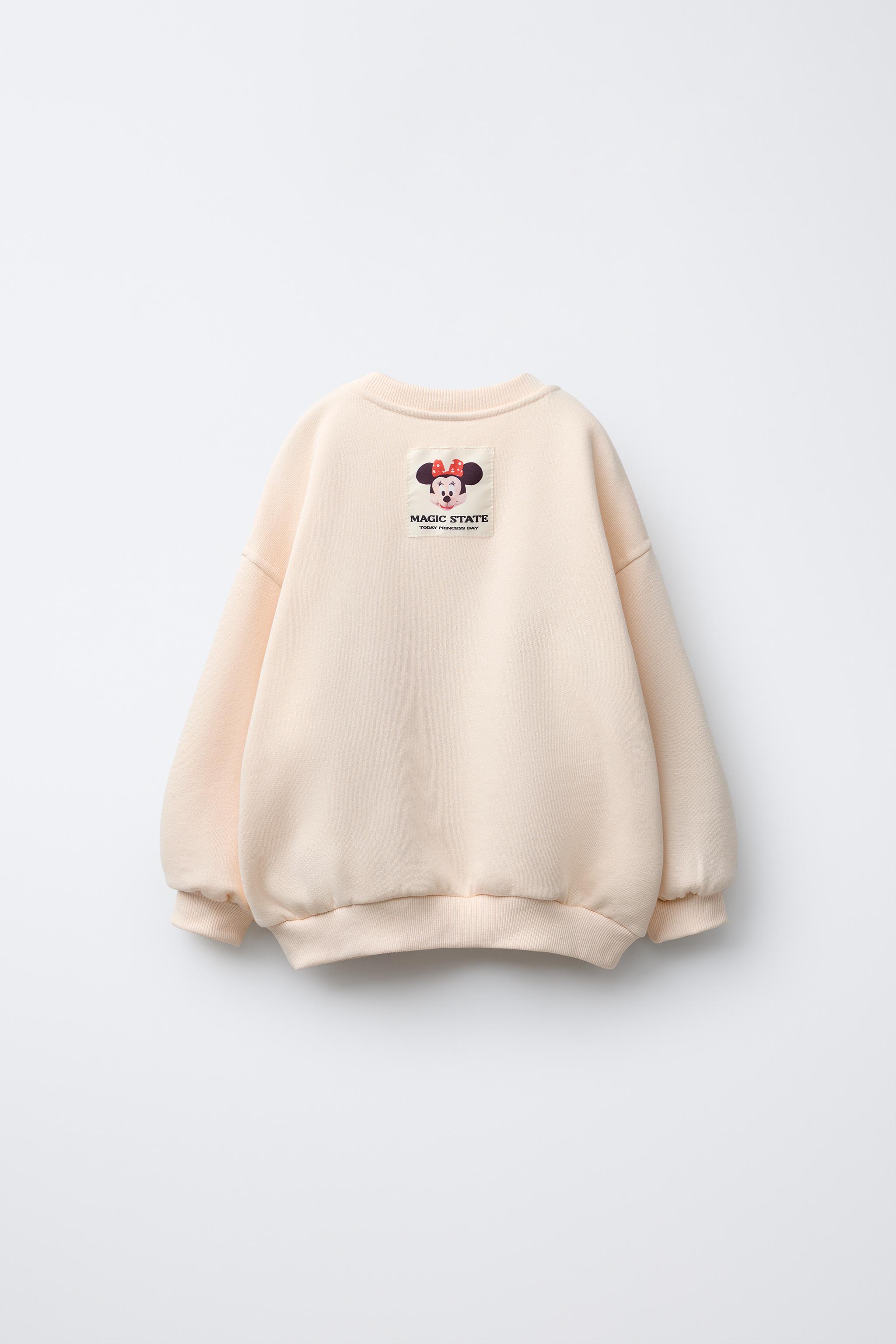 MINNIE MOUSE © DISNEY FLOCK PRINT SWEATSHIRT