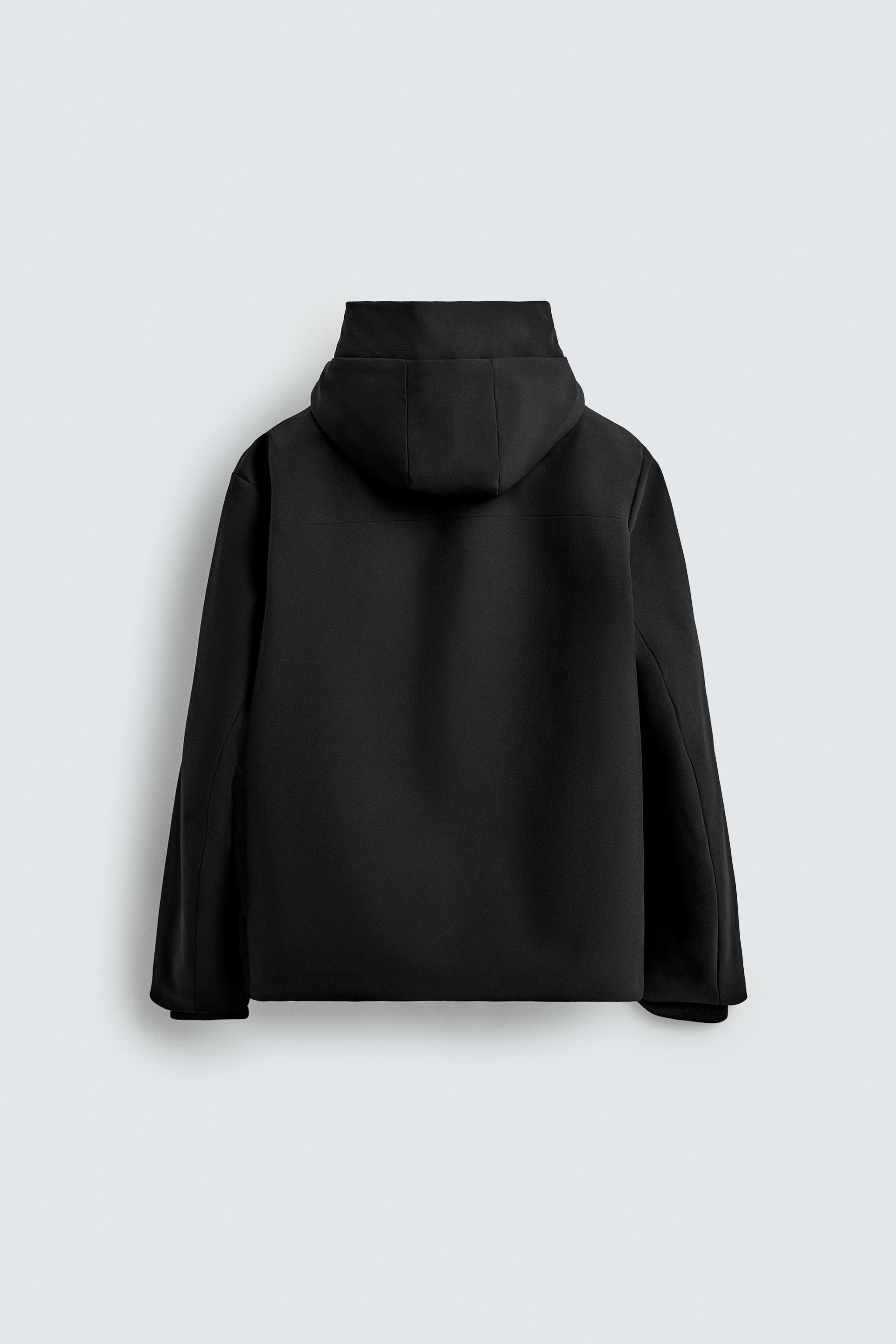 HOODED TECHNICAL JACKET