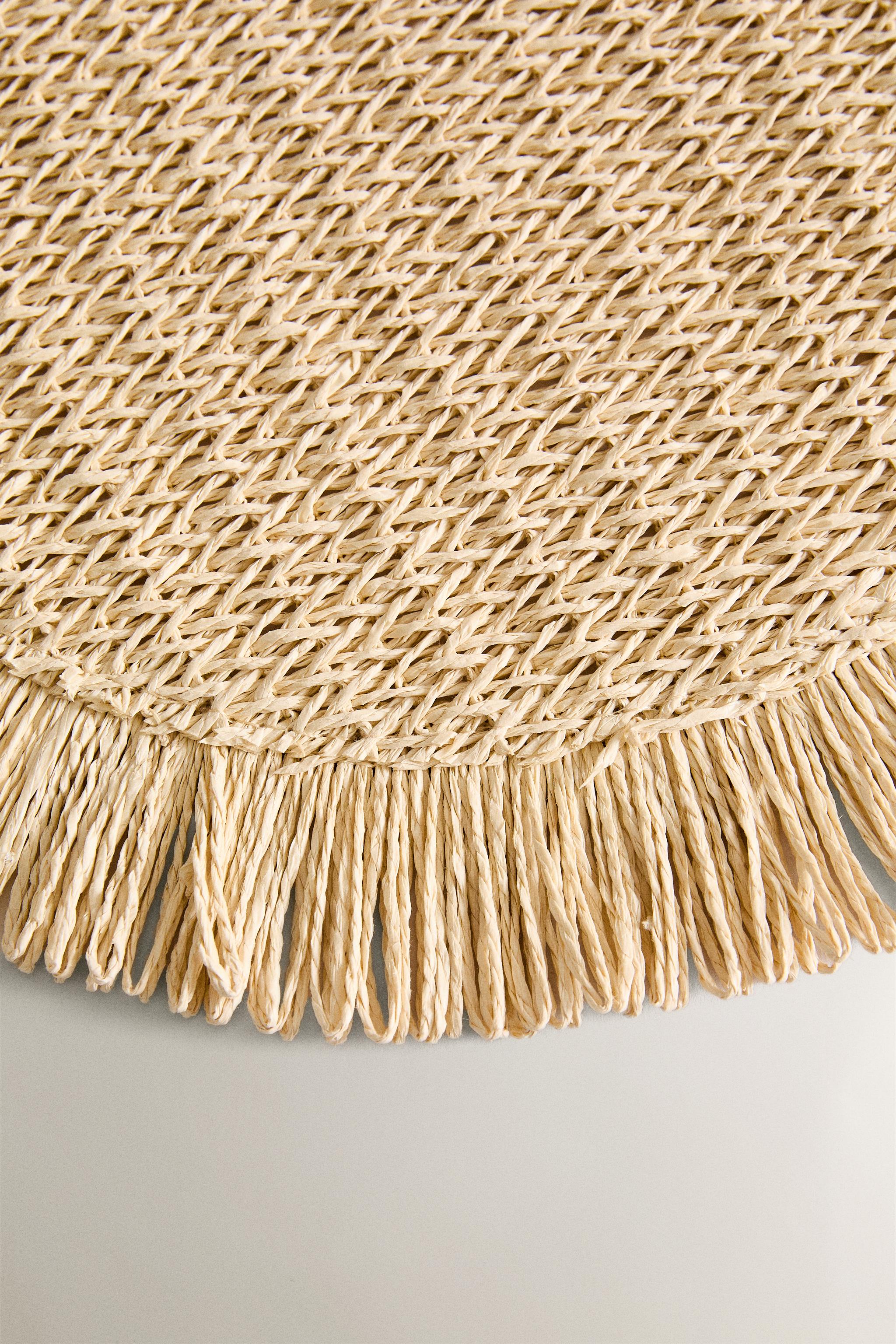 FRINGED PAPER PLACEMAT (PACK OF 2)