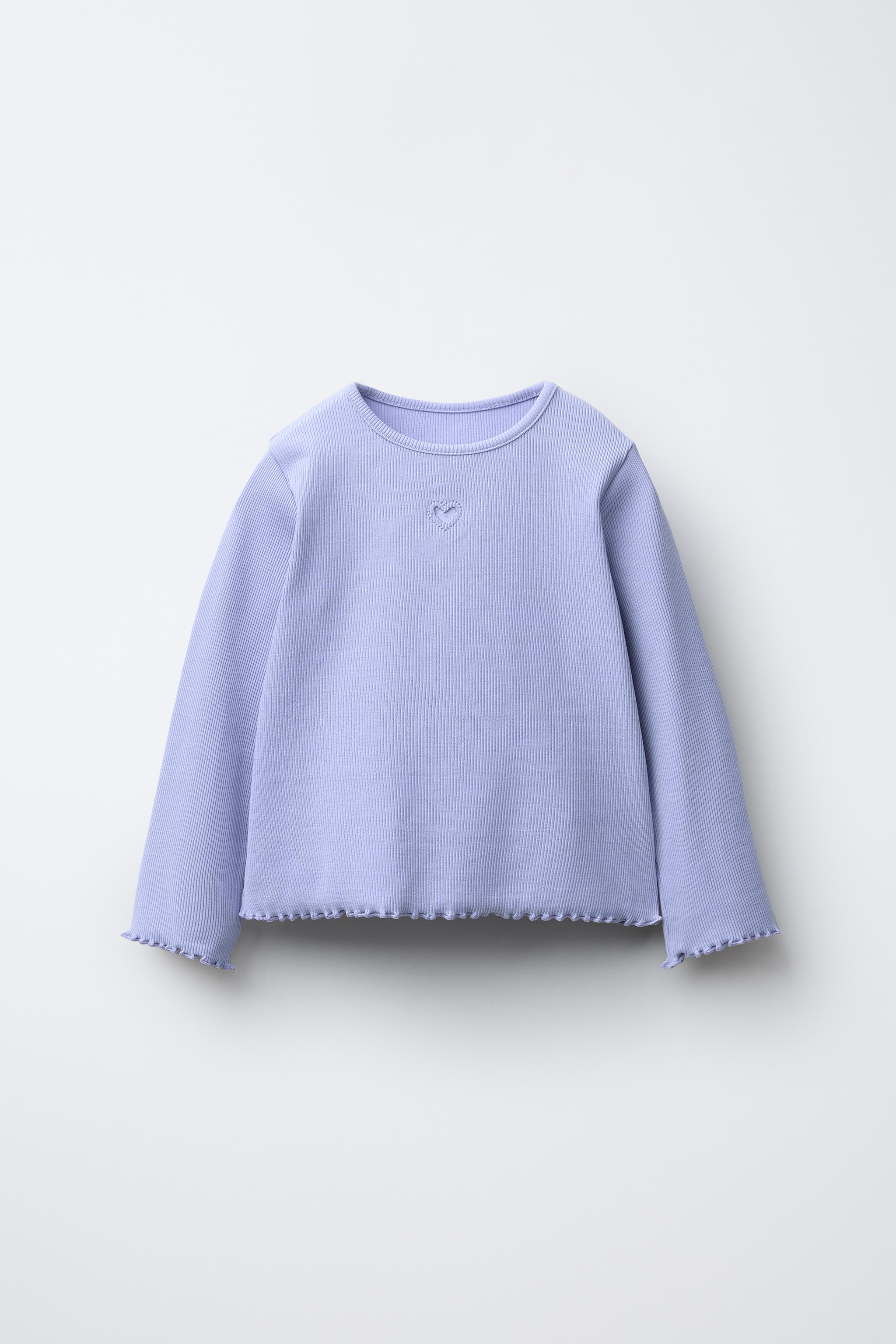 RIBBED HEART T-SHIRT