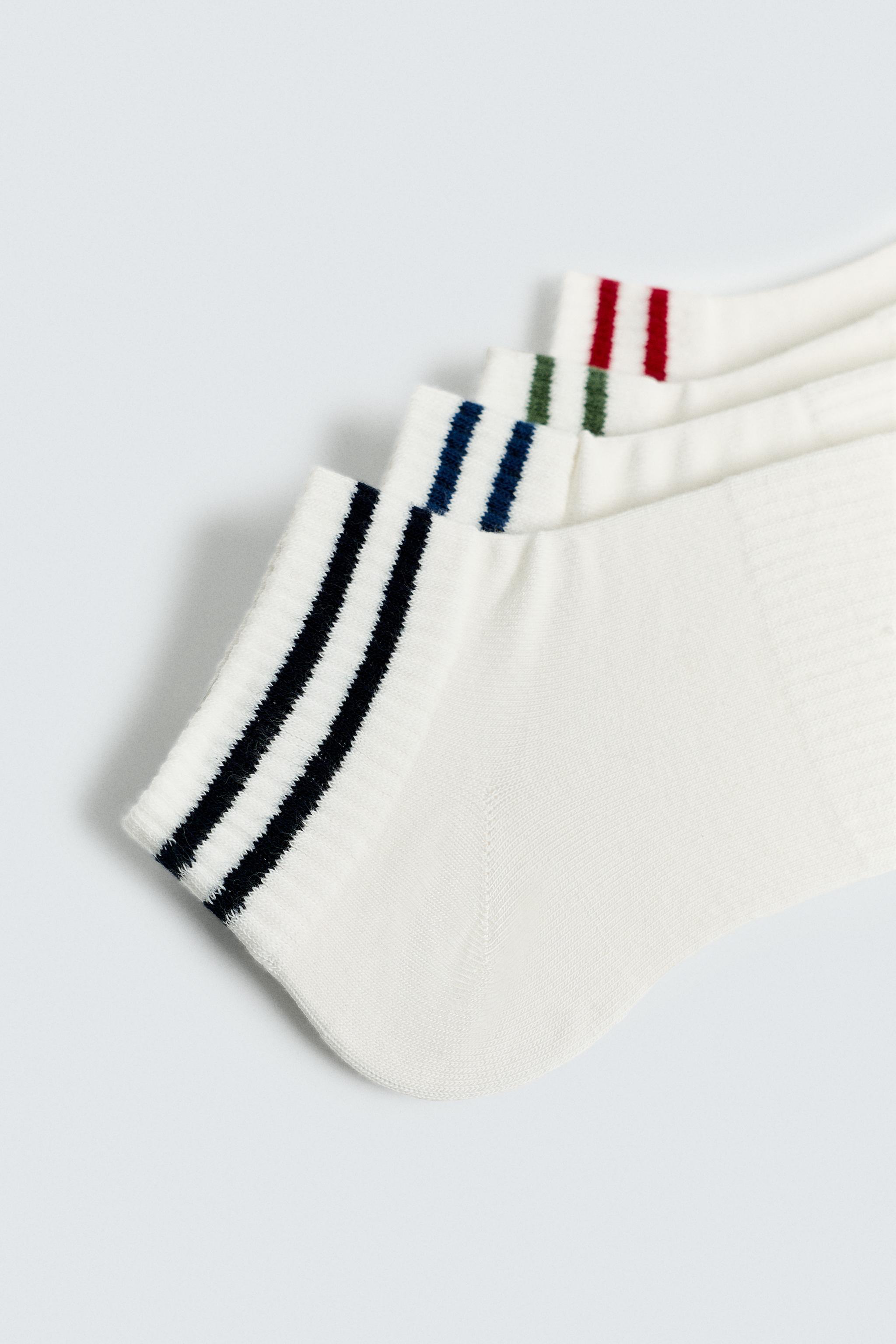 STRIPED SOCKS FOUR-PACK