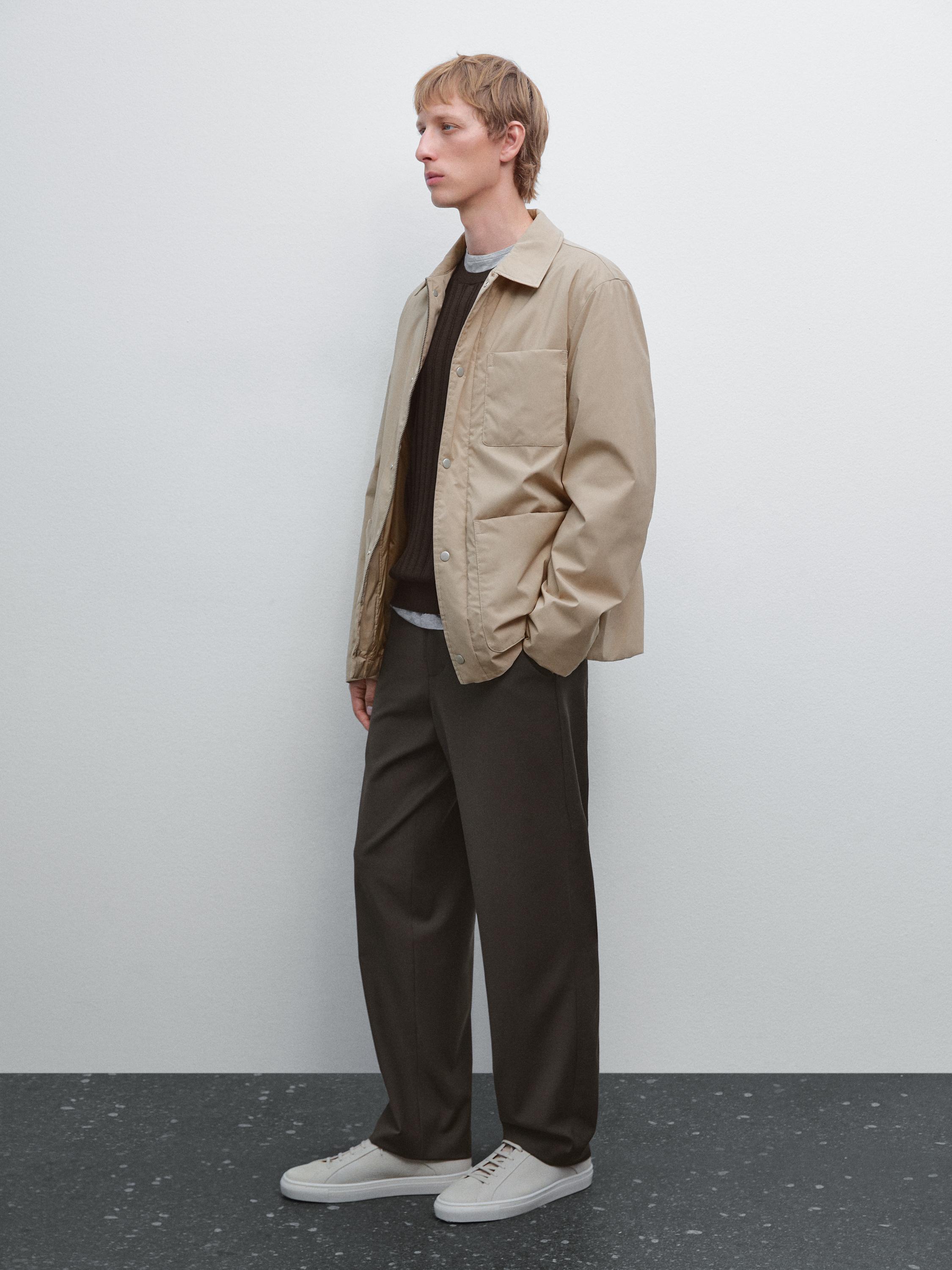 Water-repellent technical jacket