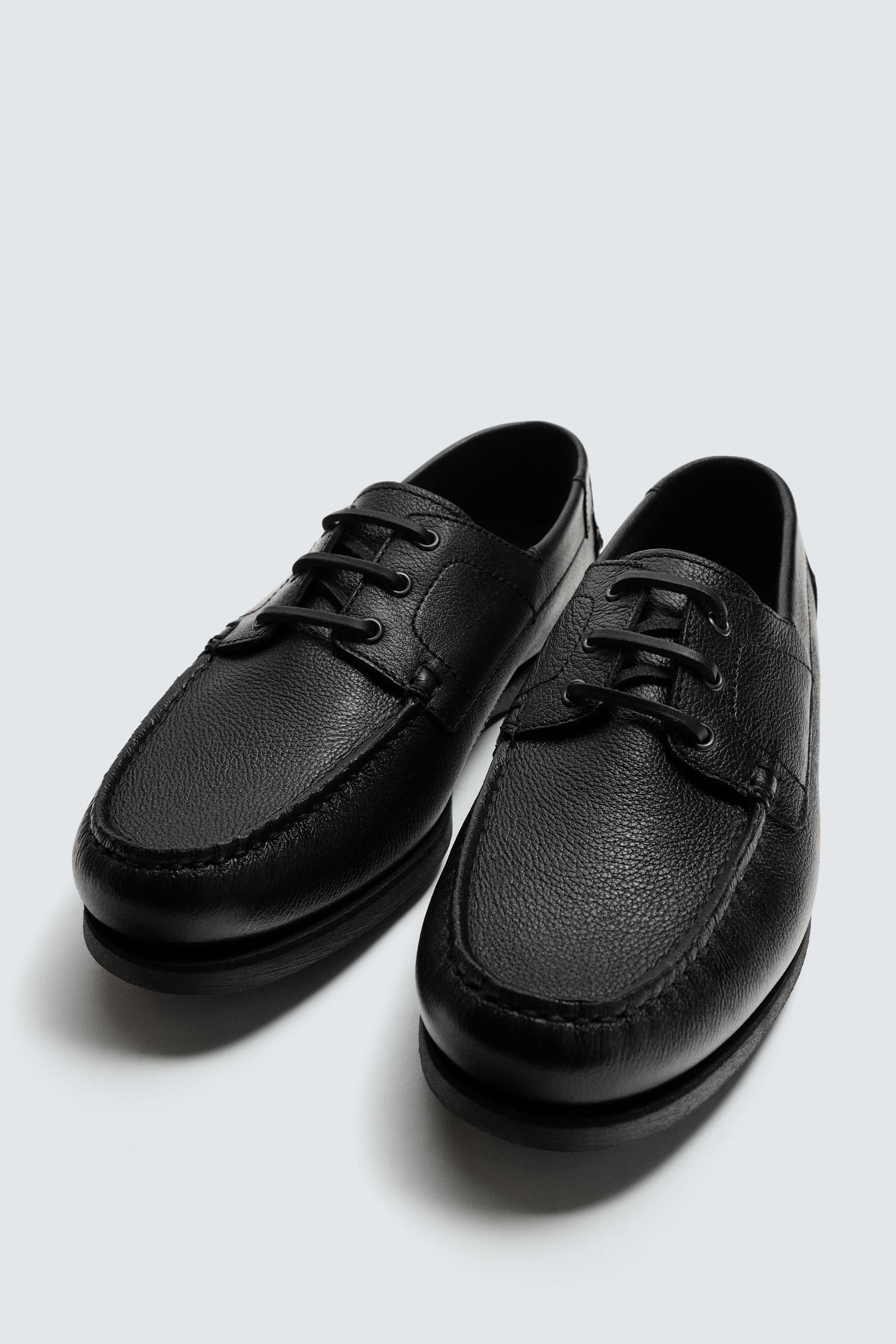 LEATHER DECK SHOES