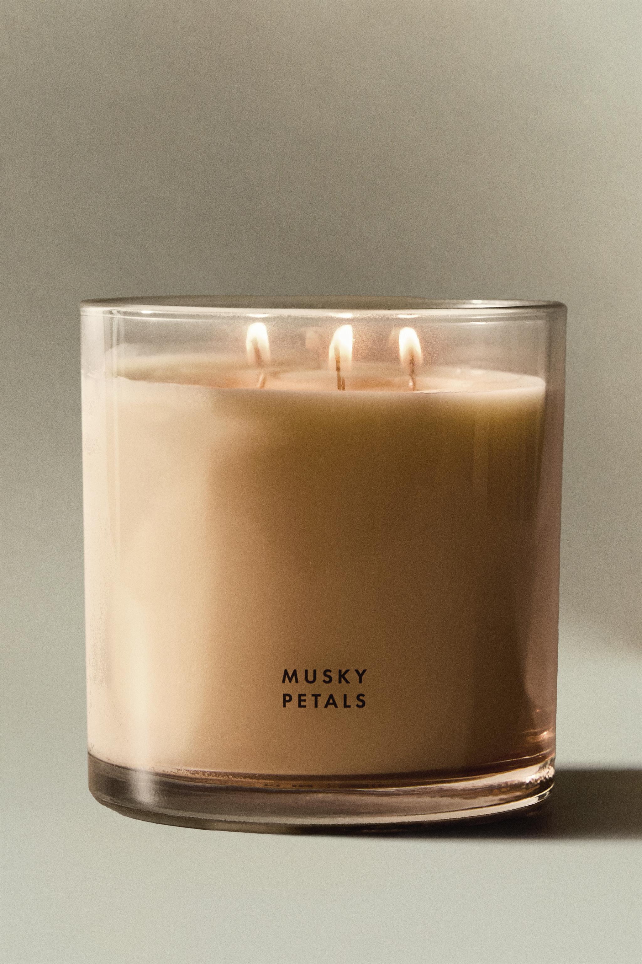 (400 G) MUSKY PETALS SCENTED CANDLE