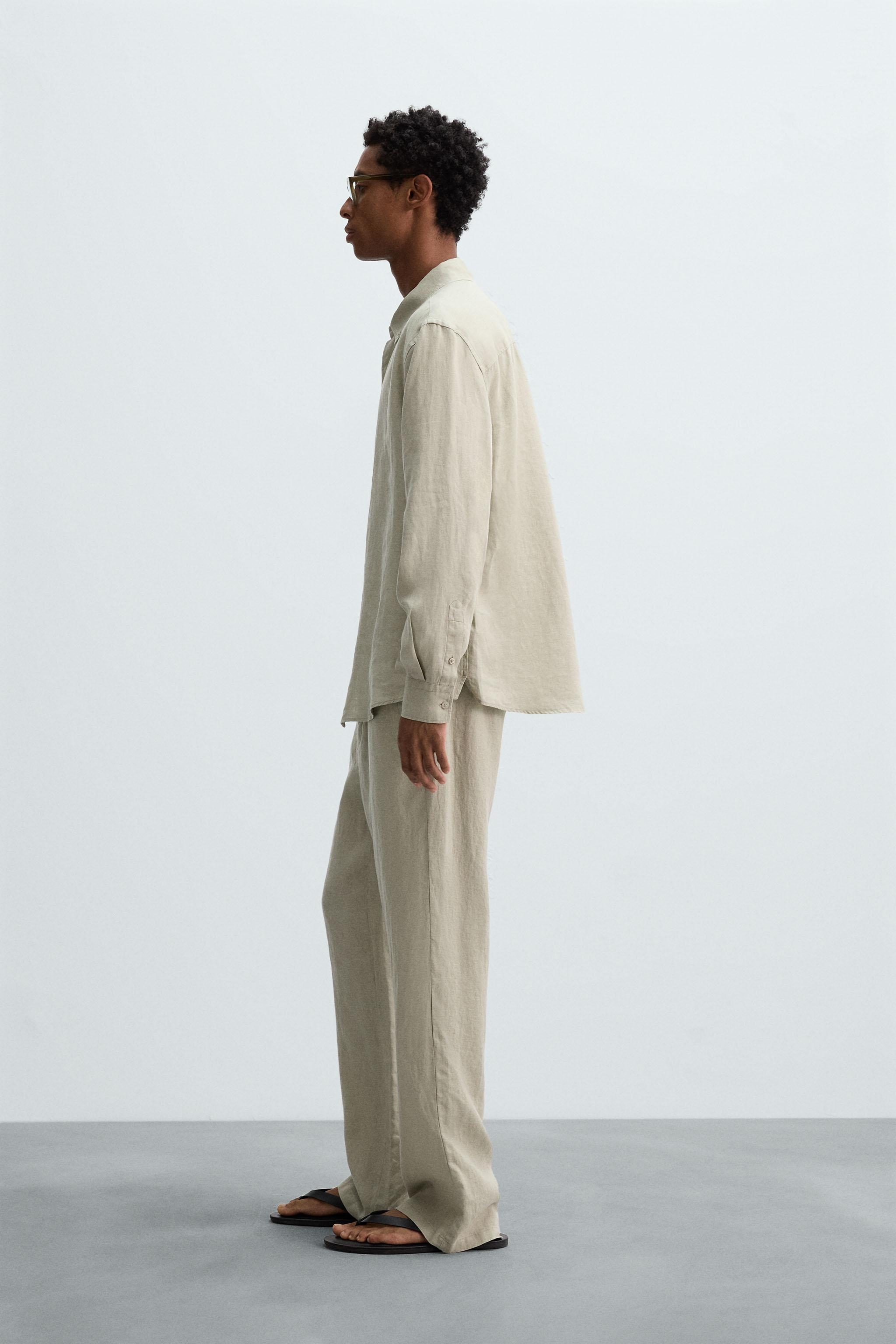 LINEN PANTS IN 100% LINEN