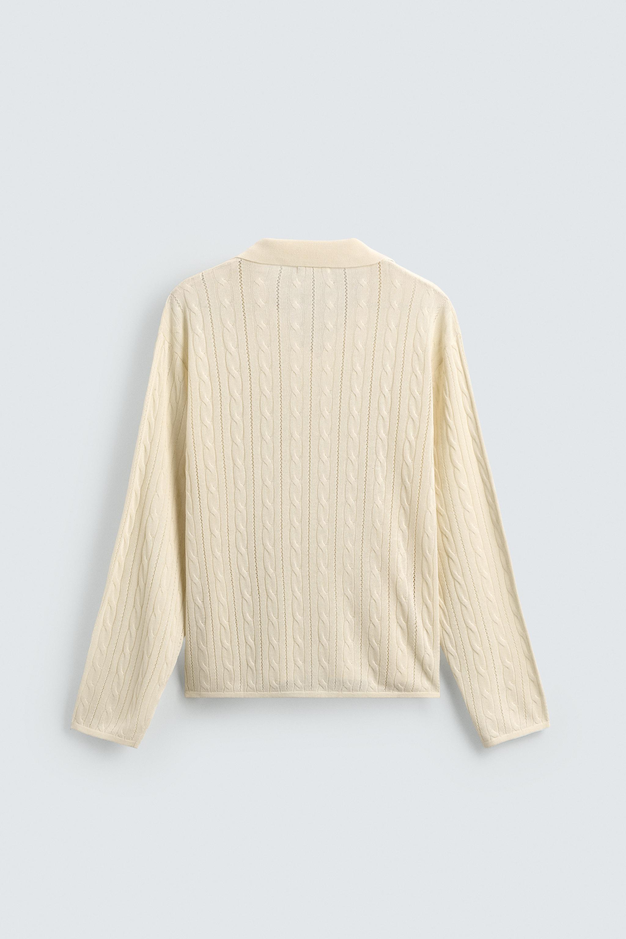 BRAIDED TEXTURED POLO