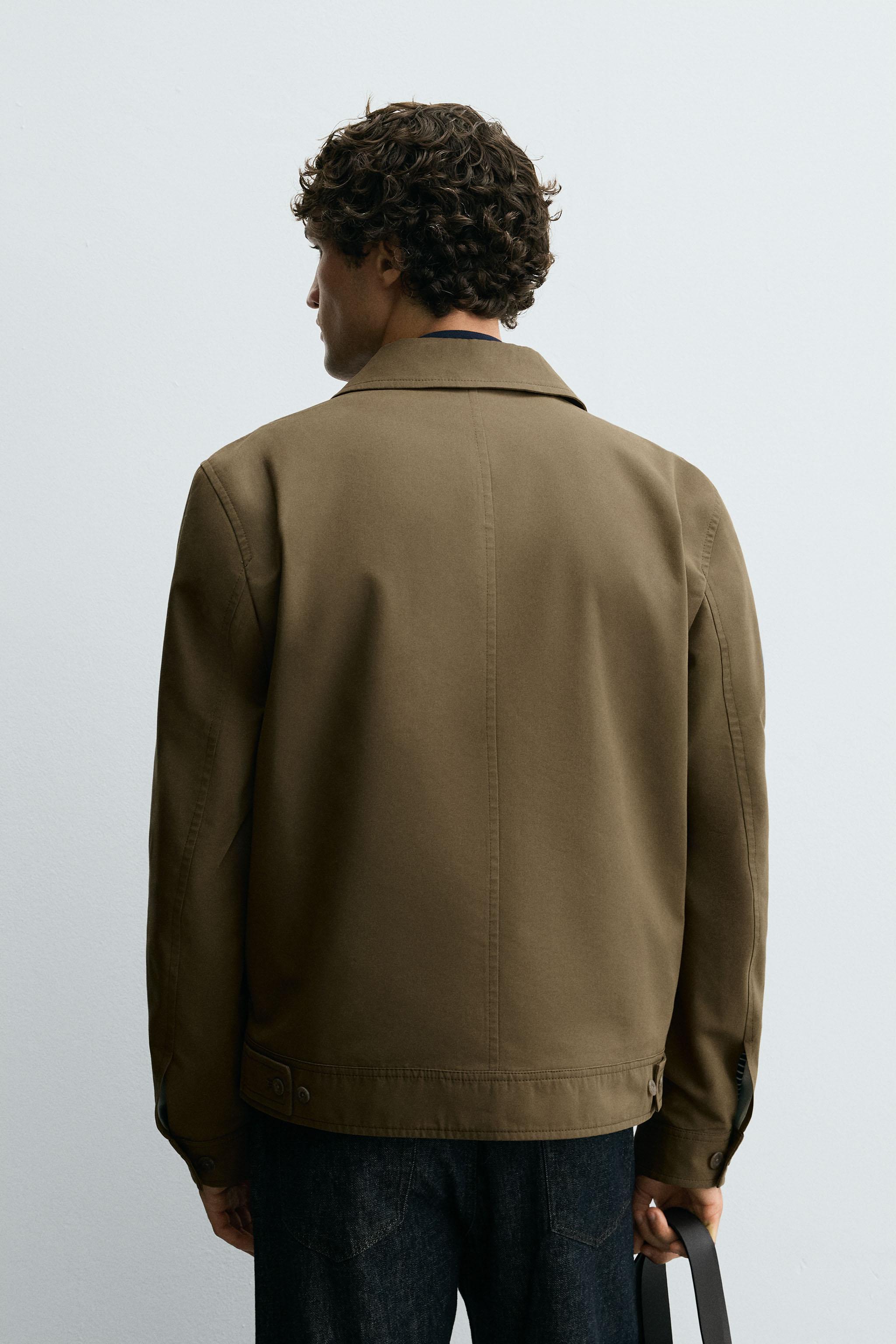 COTTON BLEND TECHNICAL JACKET