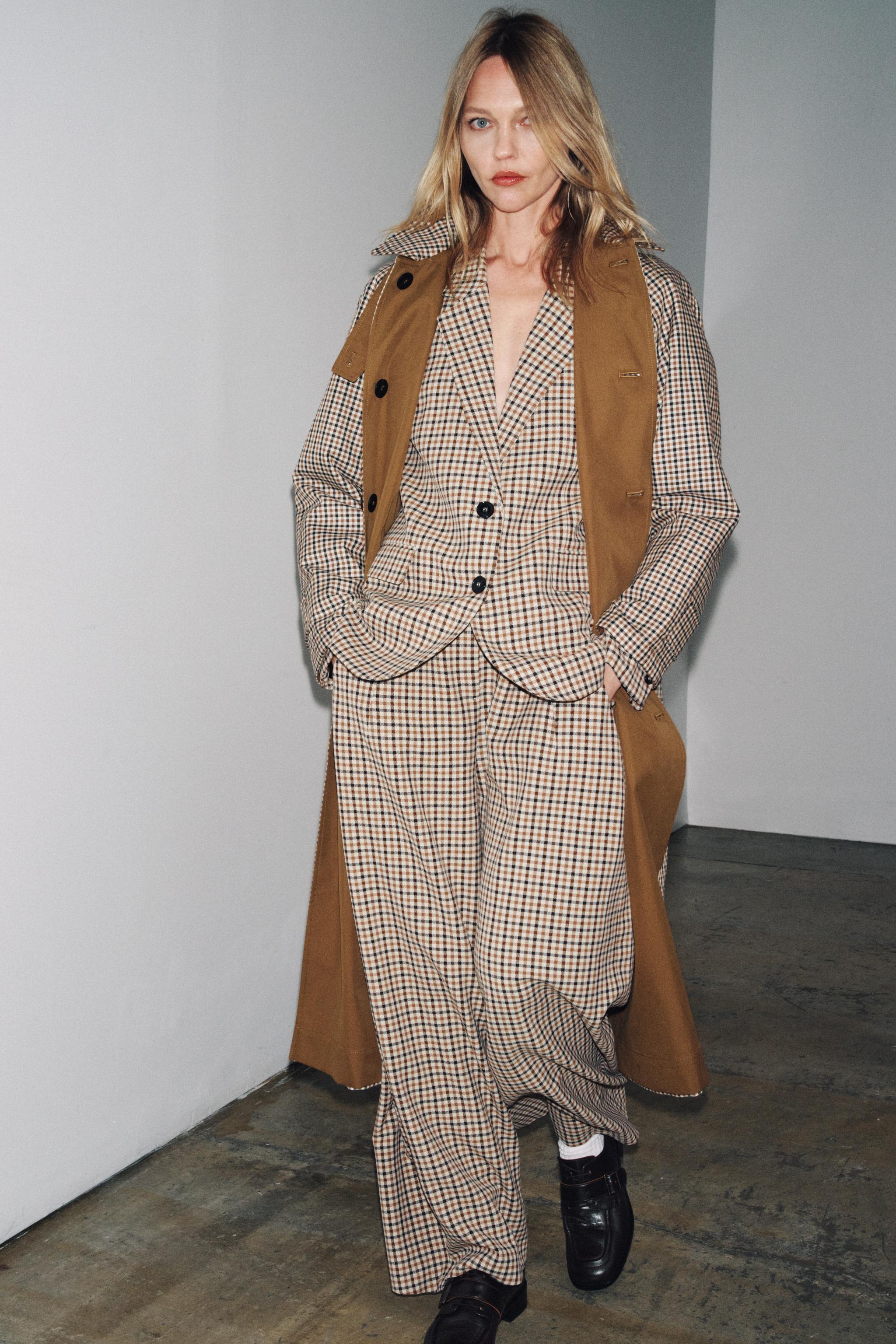 ZW COLLECTION PLAID PANTS